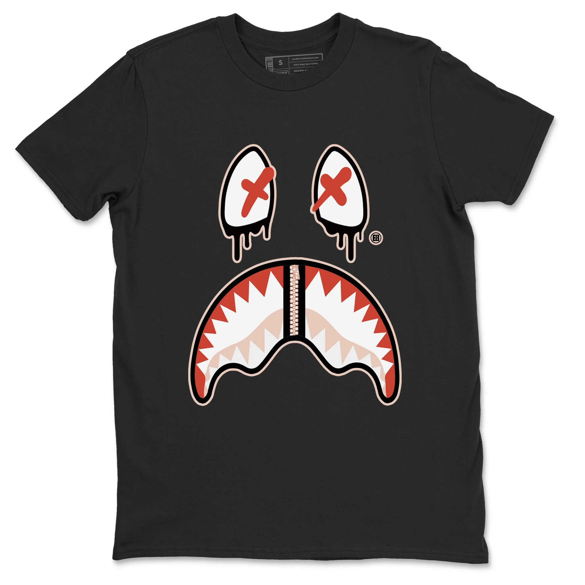 Shark Face Sneaker Tees - Air Jordan 13 Dune Red