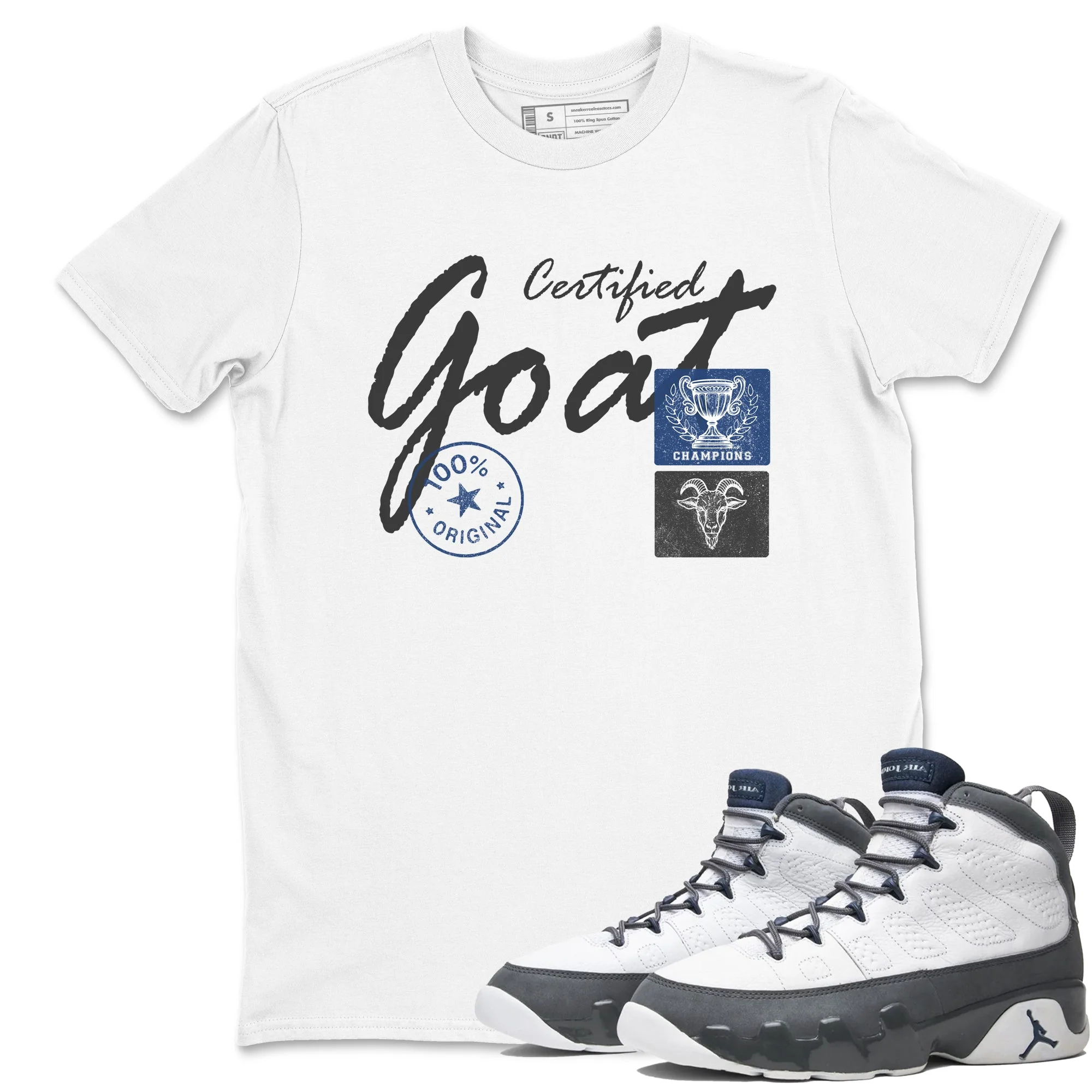 Certified Goat Sneaker Tees - Air Jordan 9 Flint Grey