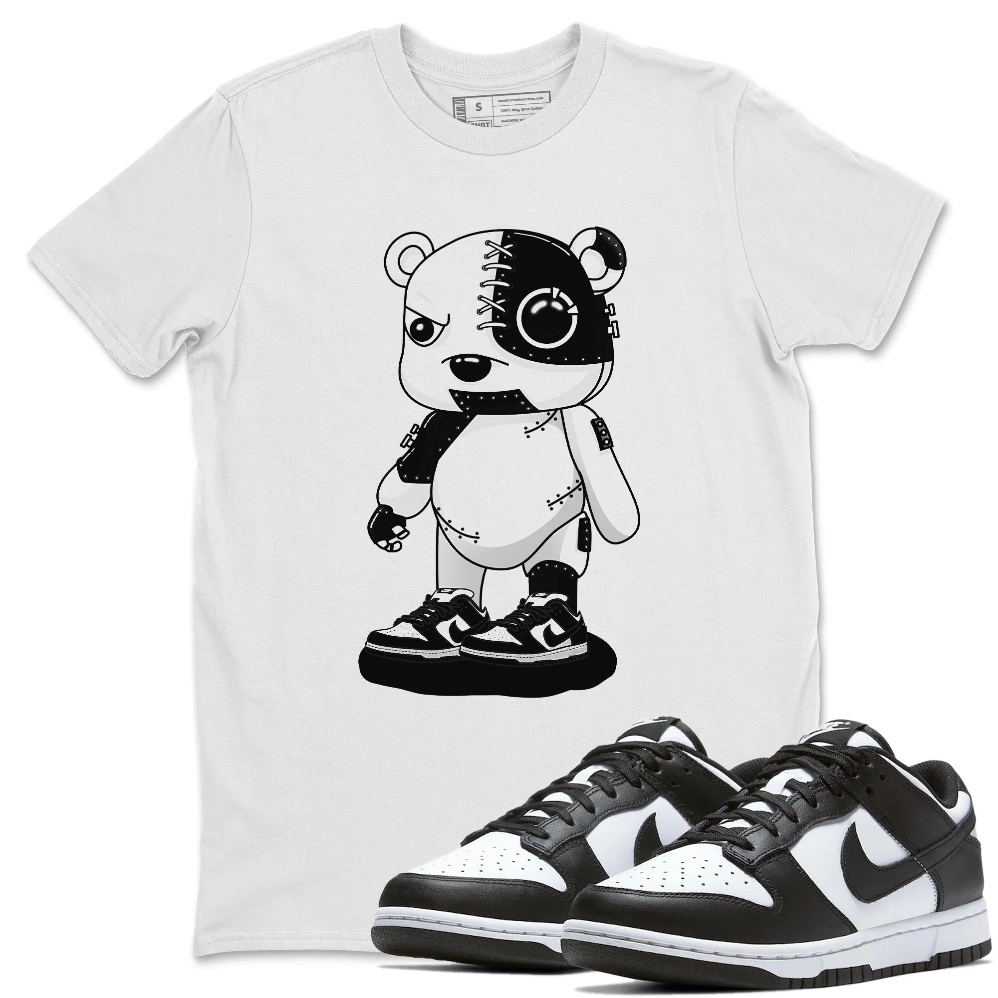 Cyborg Bear Unisex Tops - Dunk Panda