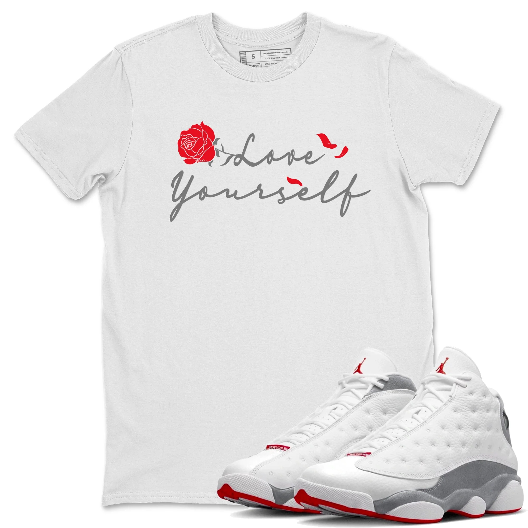 Love Yourself Sneaker Tee - Air Jordan 13 Wolf Grey