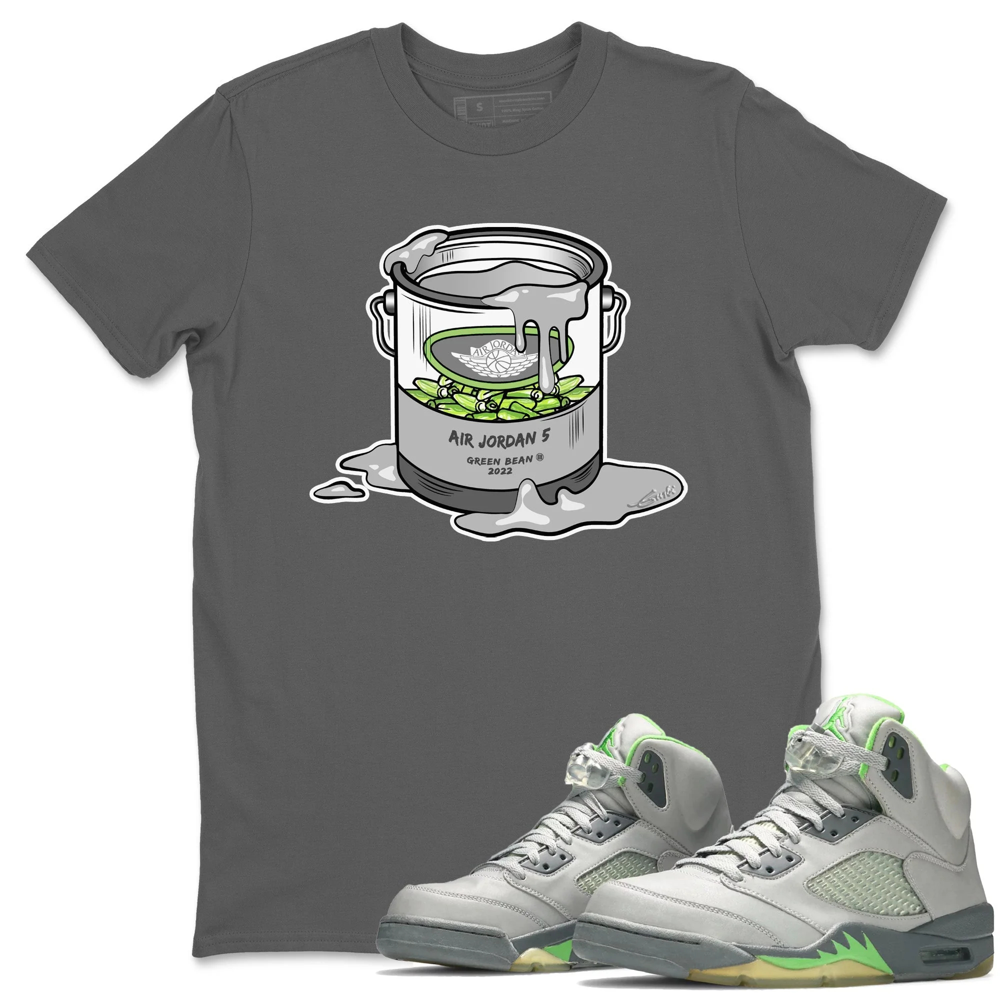 Bucket Unisex Tops - Air Jordan 5 Green Bean