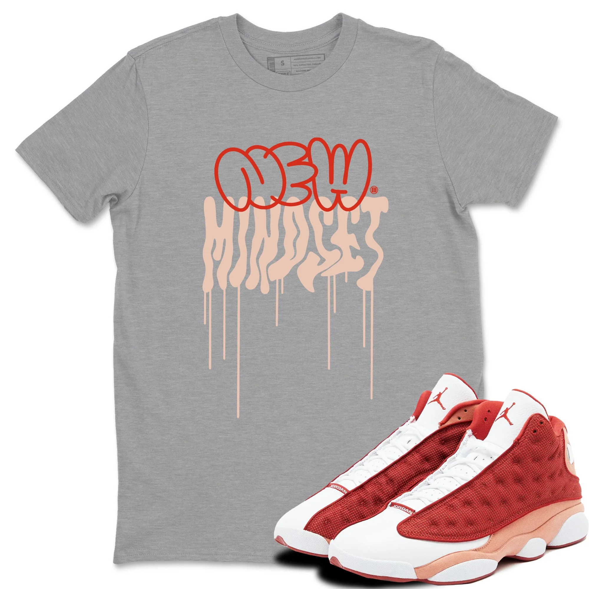 New Mindset Sneaker Tees - Air Jordan 13 Dune Red