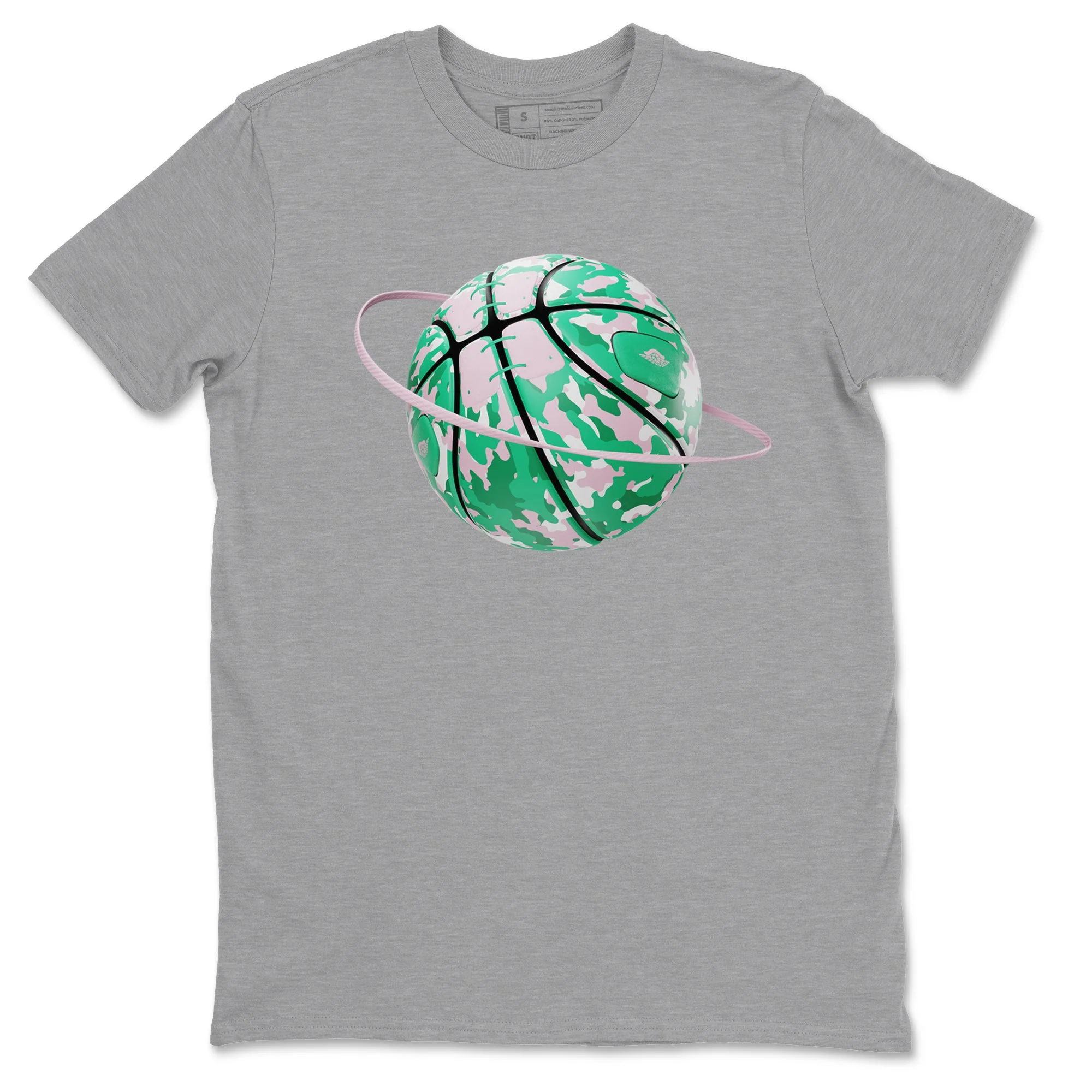 Camo Basketball Planet Sneaker Tees - Dunk Medium Soft Pink Malachite