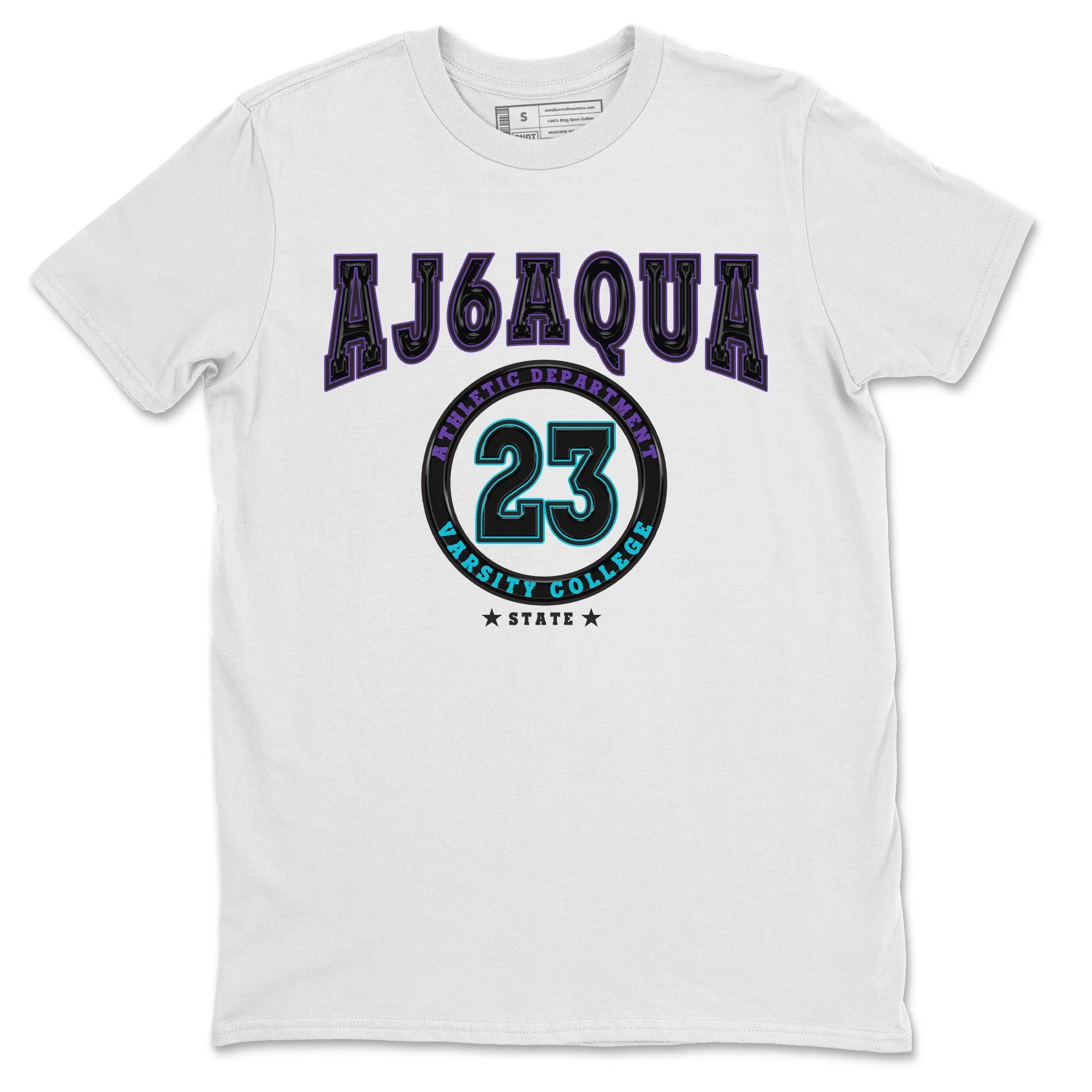 Varsity Sneaker Tee - Air Jordan 6 Aqua