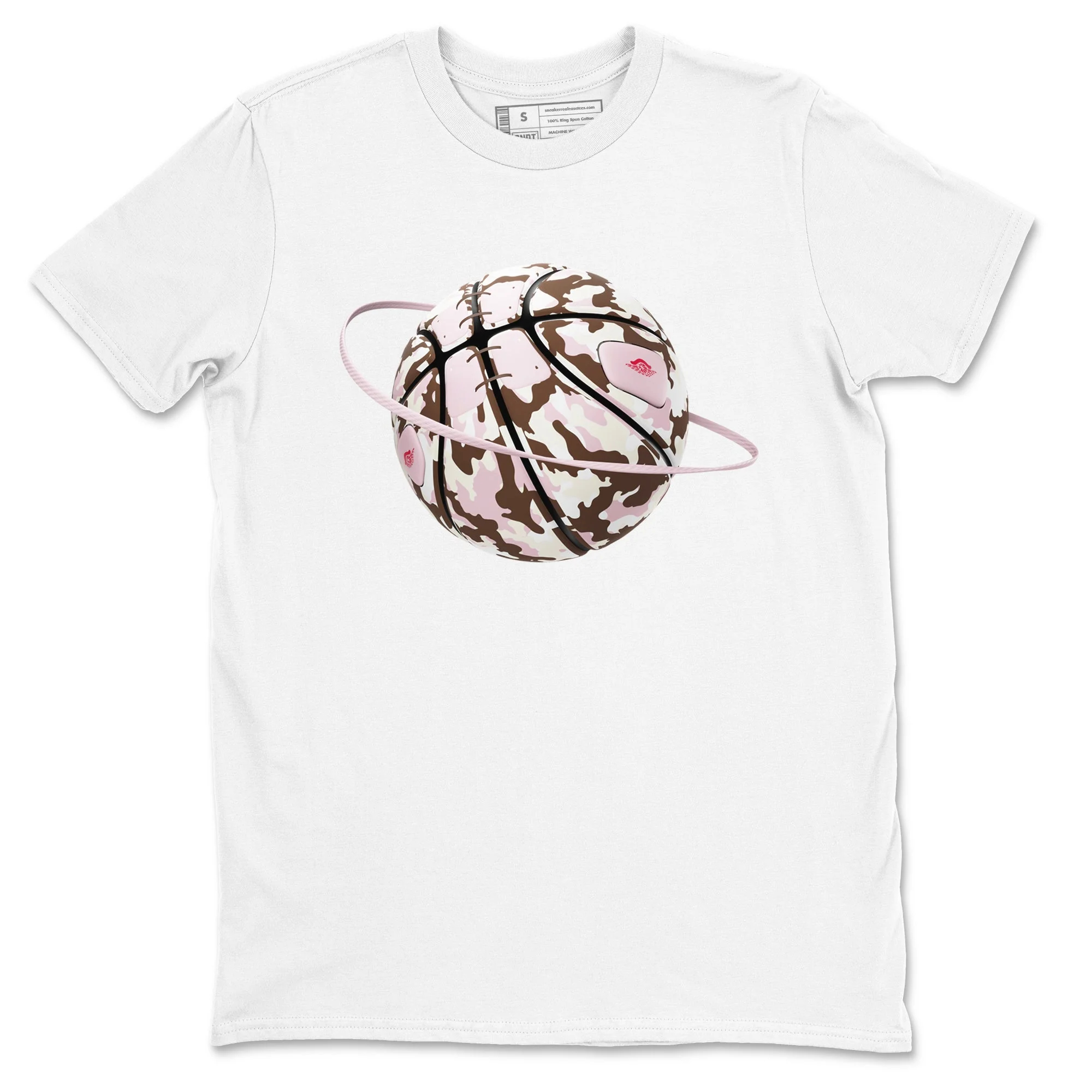 Camo Basketball Planet Sneaker Tees - Dunk Cacao Wow And Pink Foam