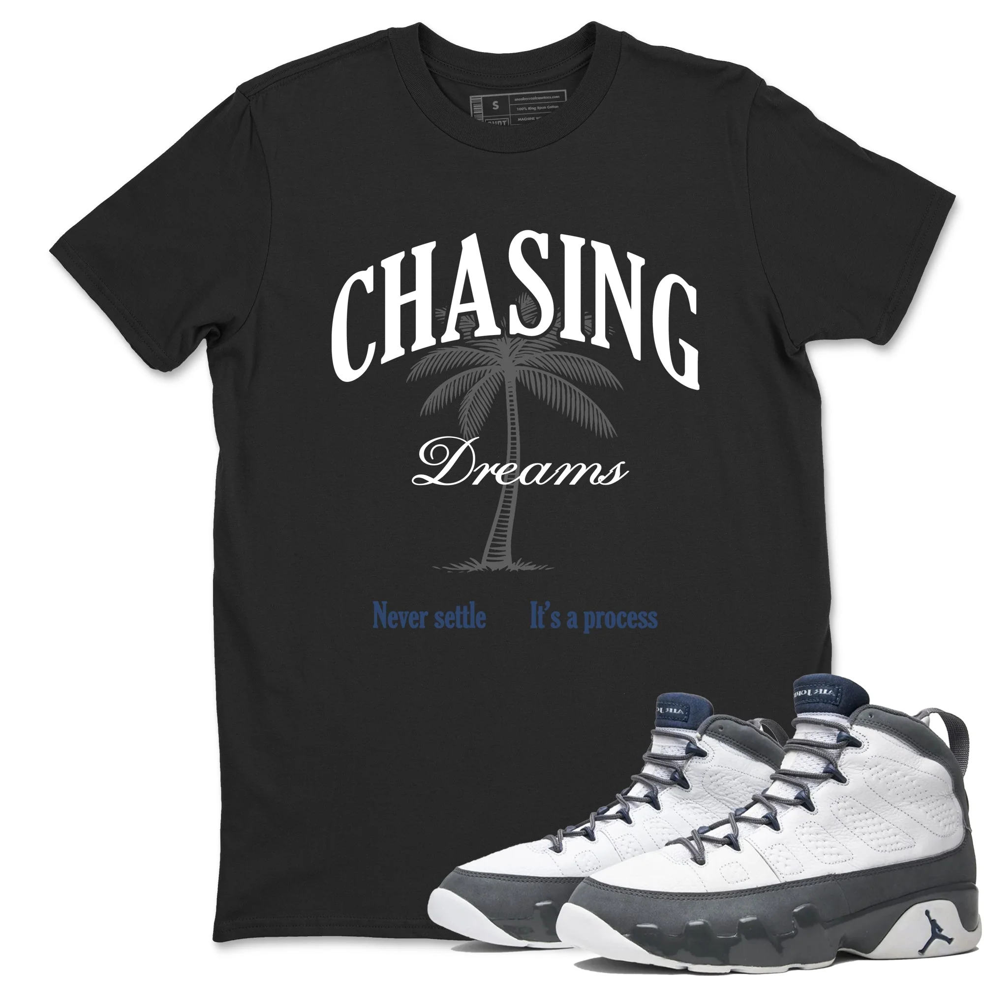 Chasing Dreams Sneaker Tees - Air Jordan 9 Flint Grey