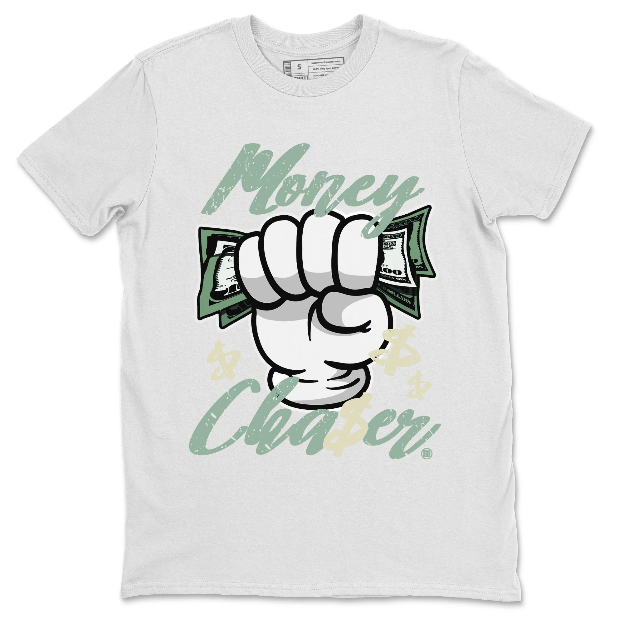 Money Chaser Unisex Tops - Dunk Mica Green