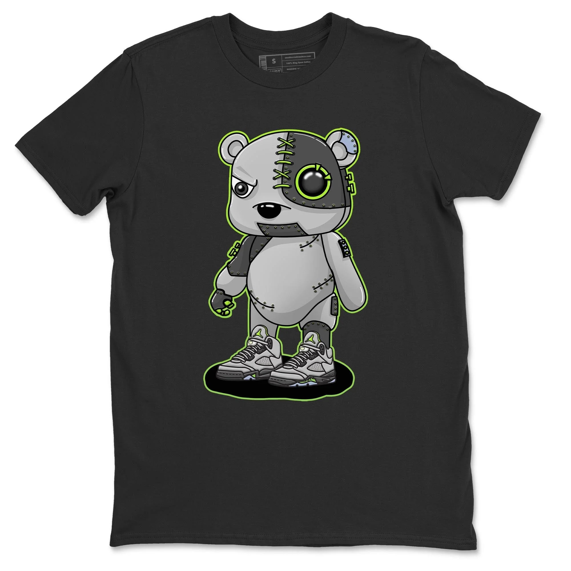 Cyborg Bear Unisex Tops - Air Jordan 5 Green Bean