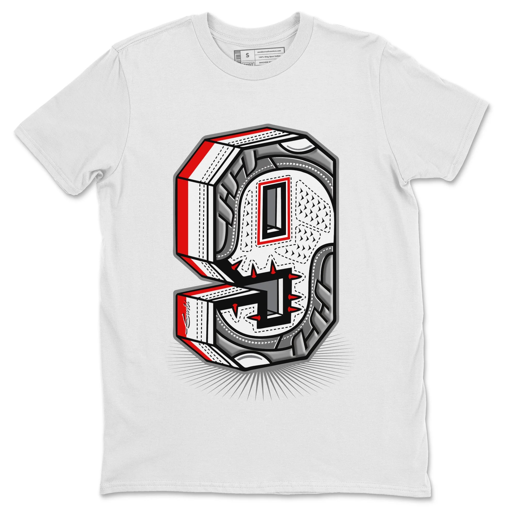 Nine Statue Unisex Tops - Air Jordan 9 Fire Red