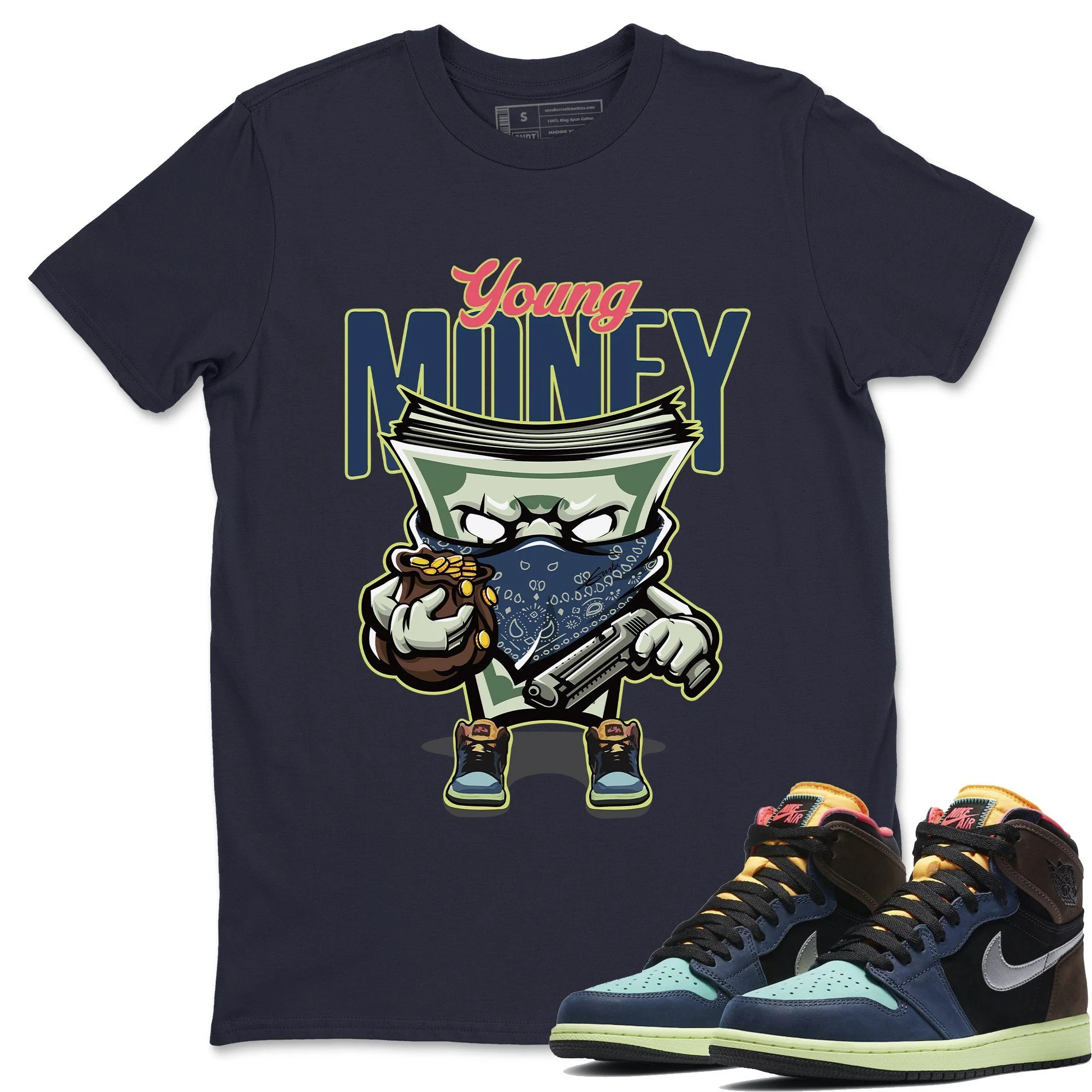 Young Money Unisex Tops - Air Jordan 1 Bio Hack