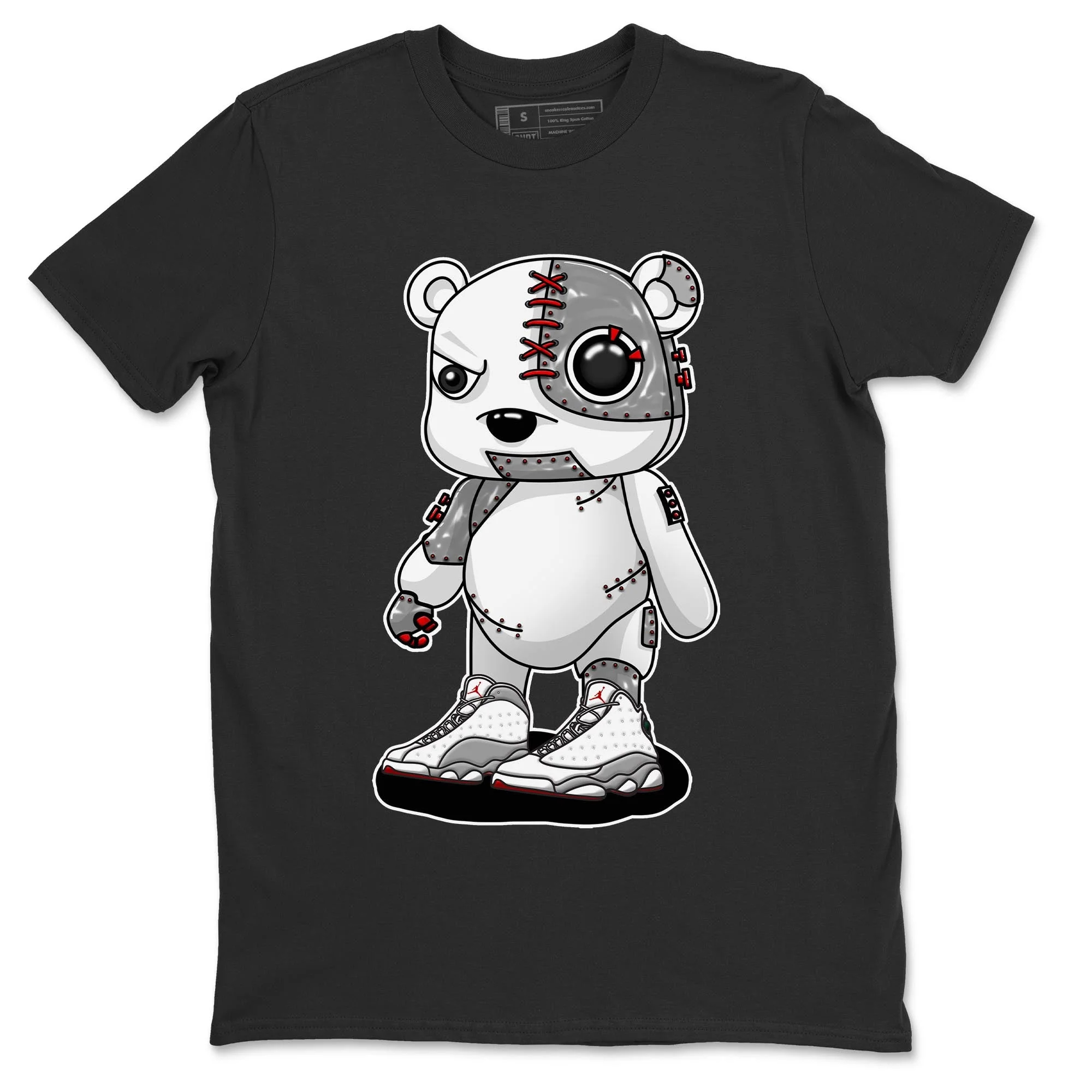Cyborg Bear Unisex Tops - Air Jordan 13 Wolf Grey
