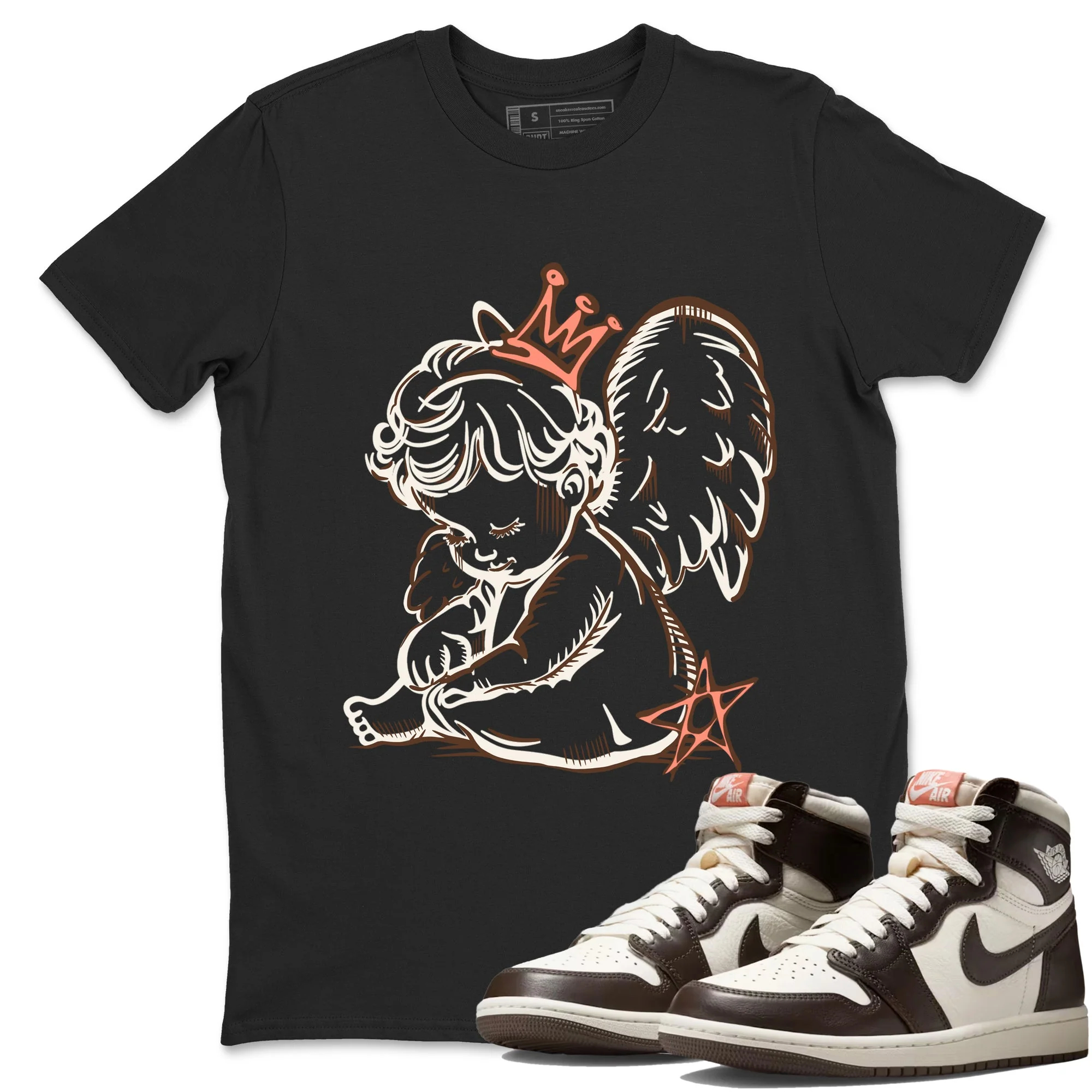 Neon Angel Sneaker Tees - Air Jordan 1 Baroque Brown