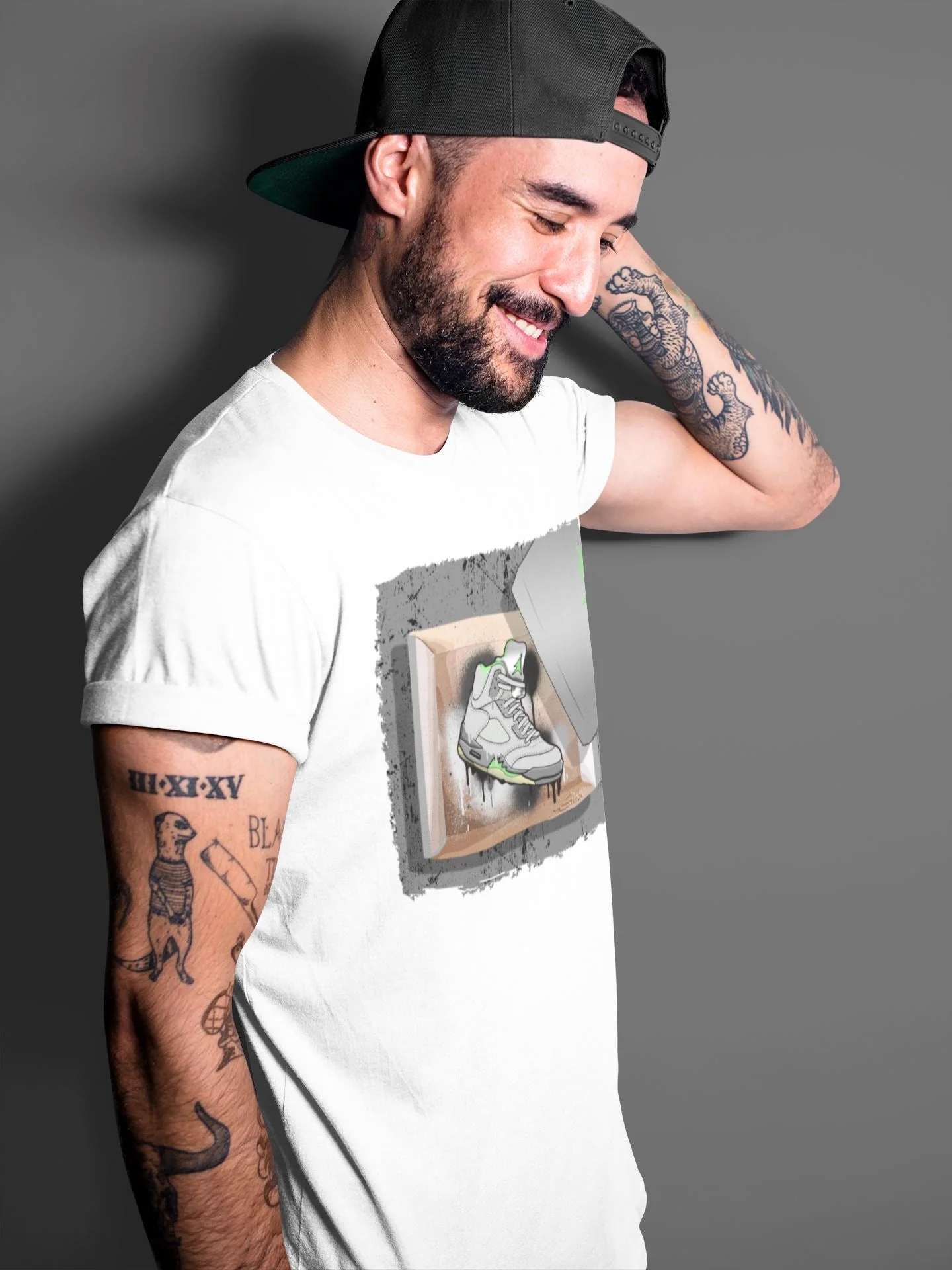 New Kicks Unisex Tops - Air Jordan 5 Green Bean