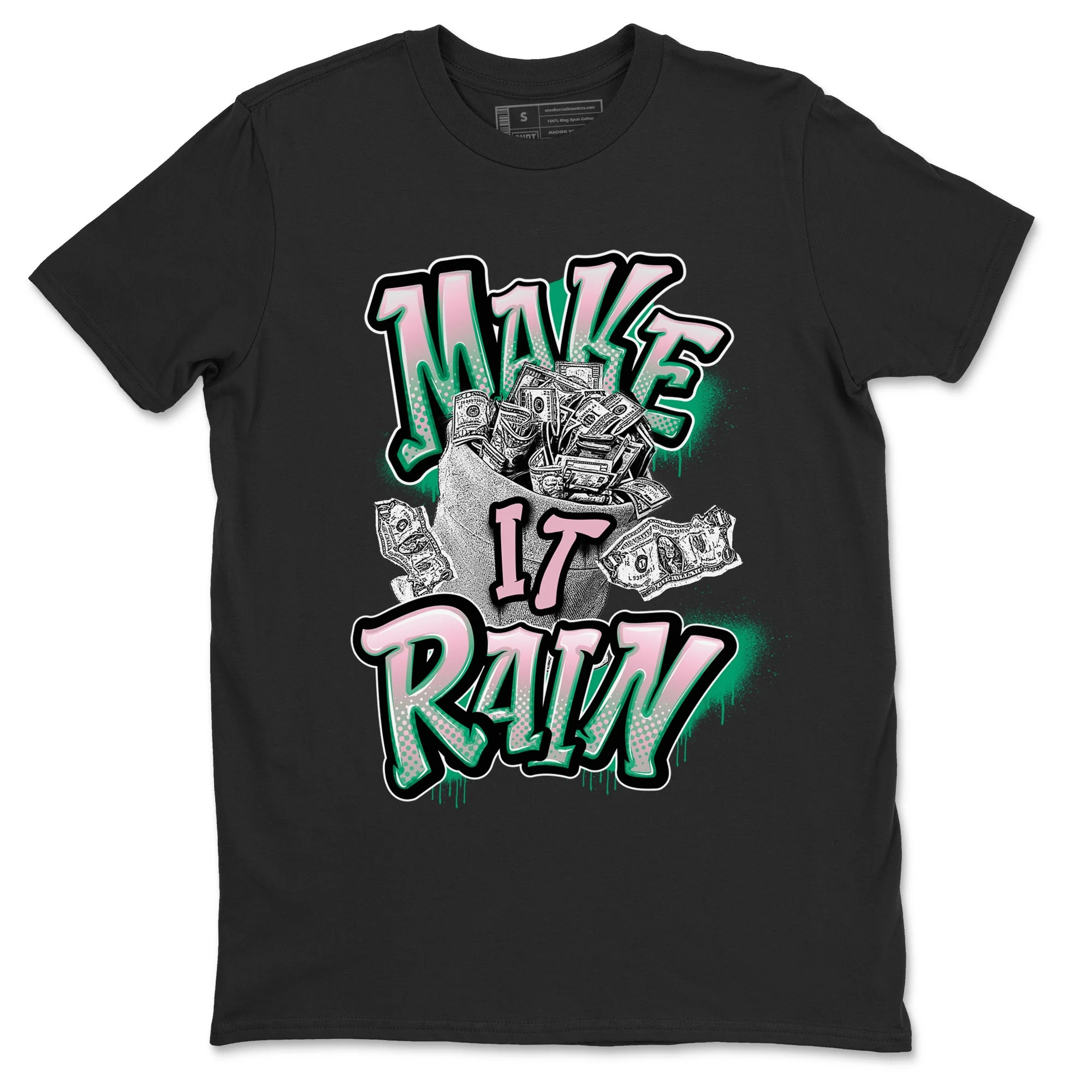 Make It Rain Money Sneaker Tees - Dunk Medium Soft Pink Malachite