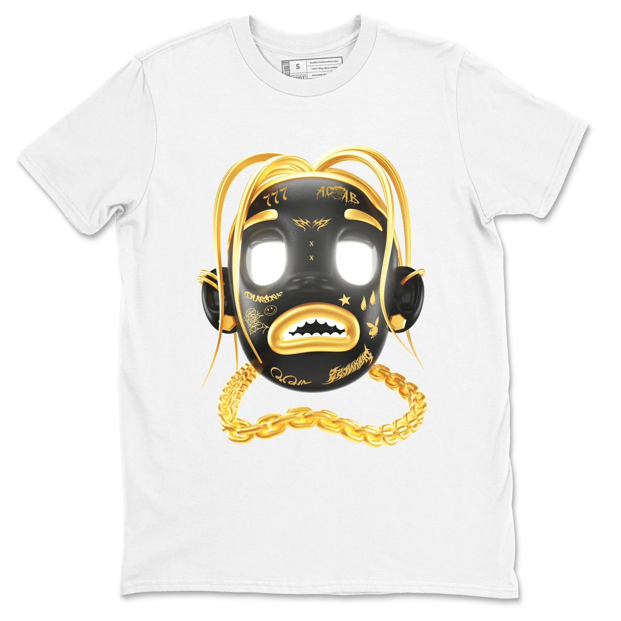 Goosebumps Boy Sneaker Tees - Air Jordan 1 Black Metallic Gold