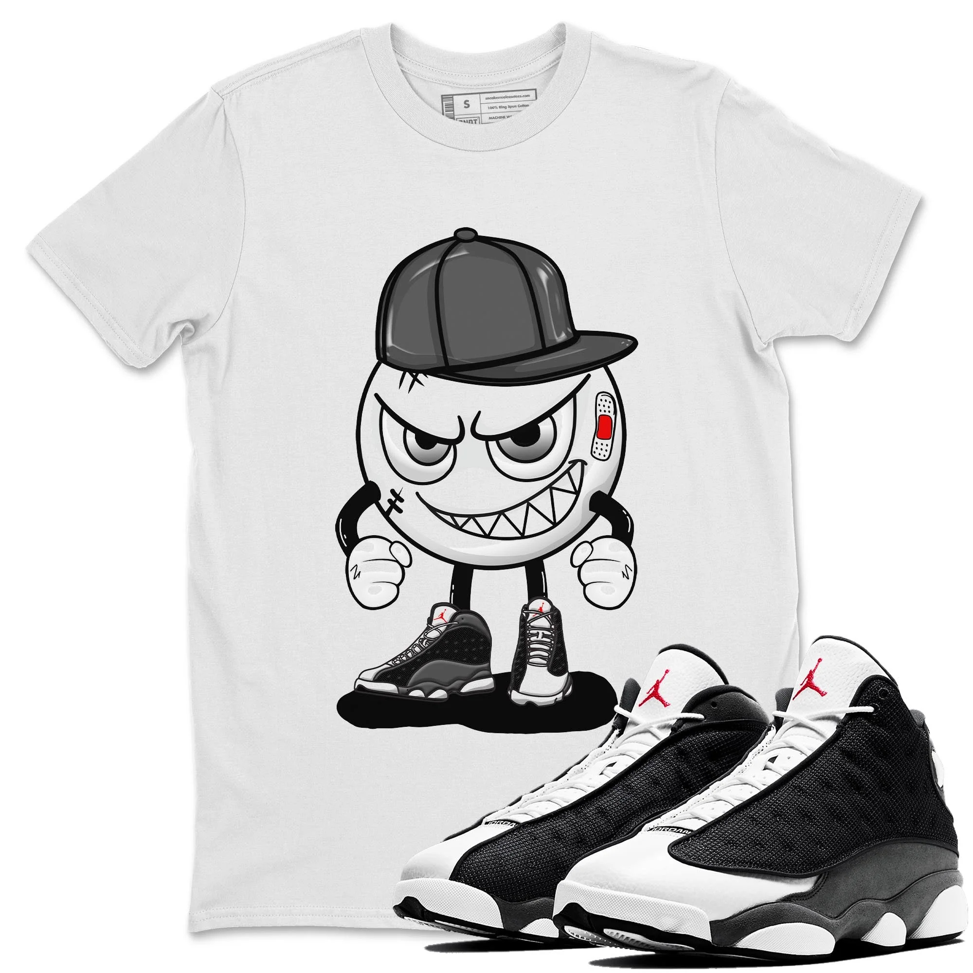 Mischief Unisex Tops - Air Jordan 13 Black Flint