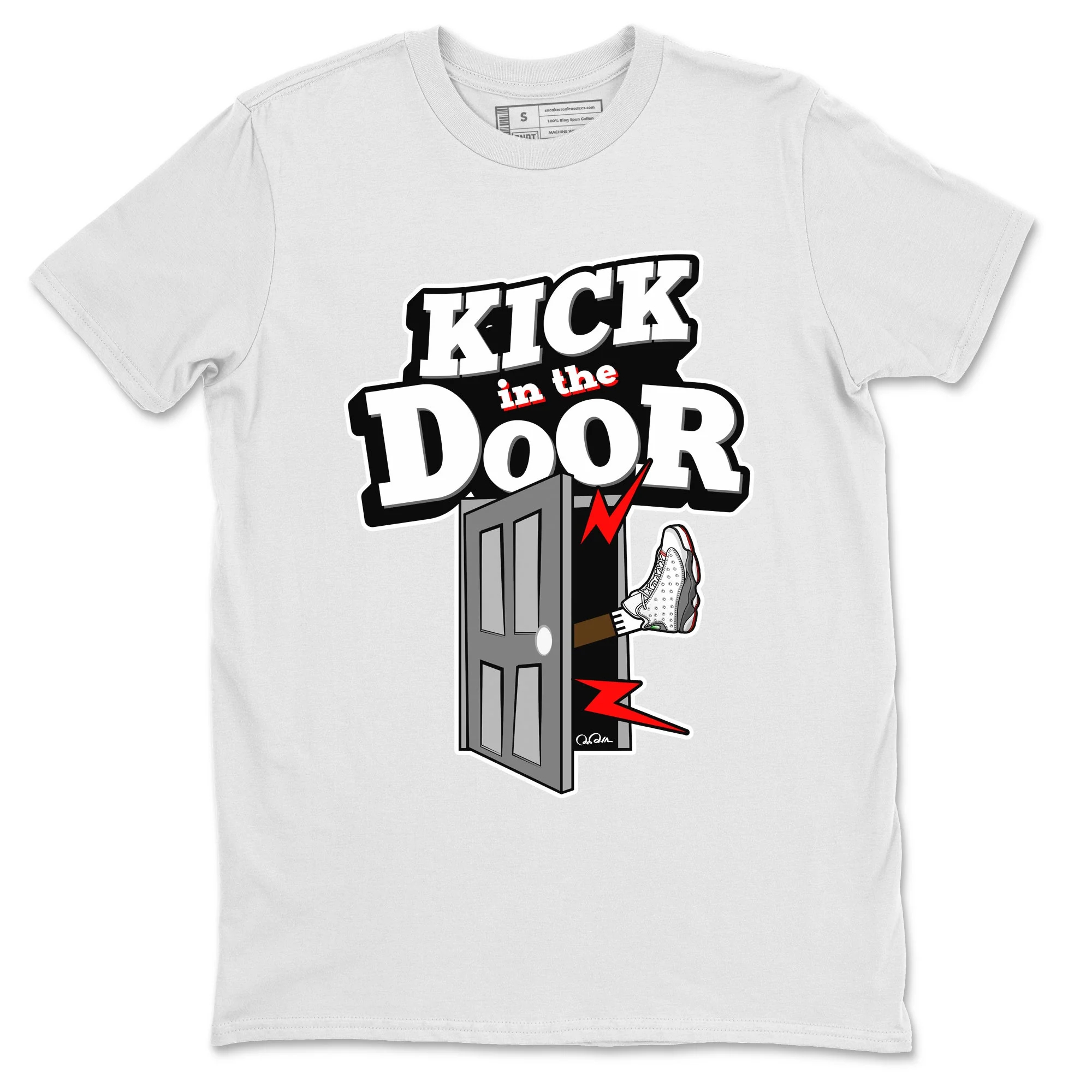 Kick In The Door Unisex Tops - Air Jordan 13 Wolf Grey