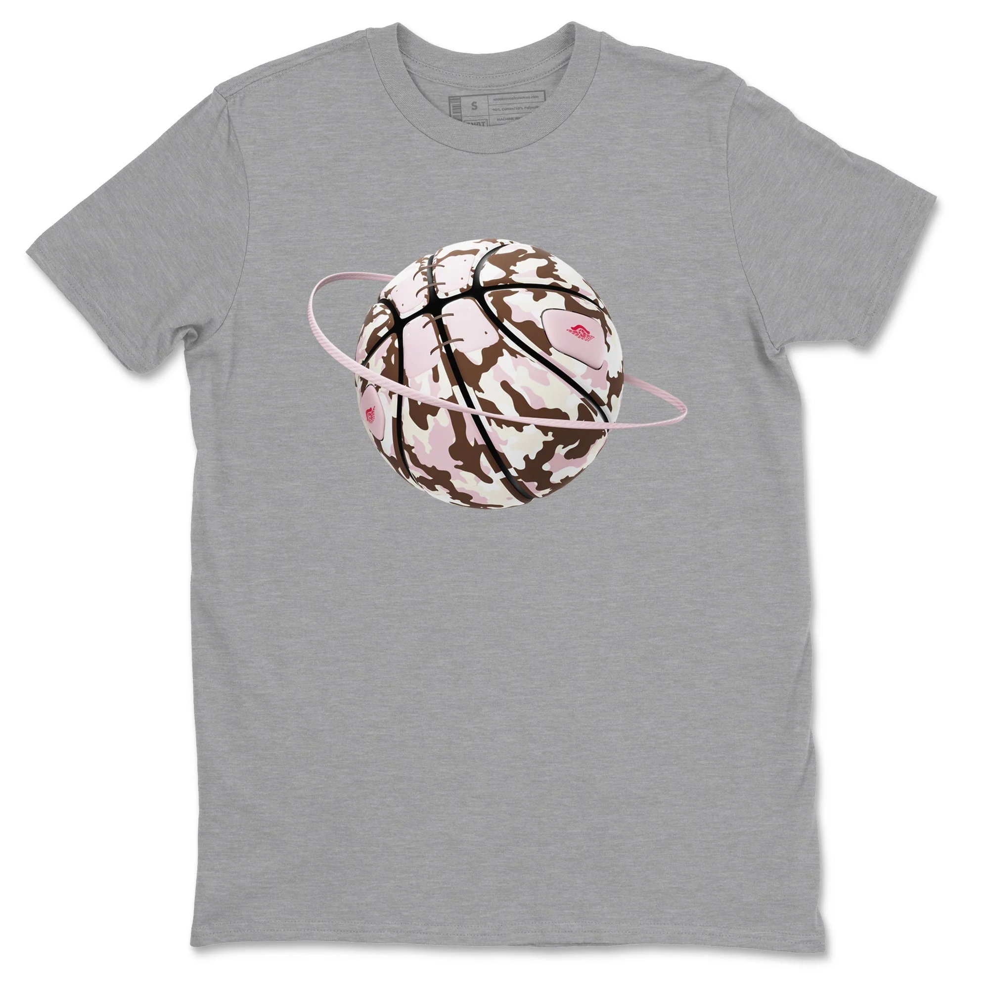 Camo Basketball Planet Sneaker Tees - Dunk Cacao Wow And Pink Foam