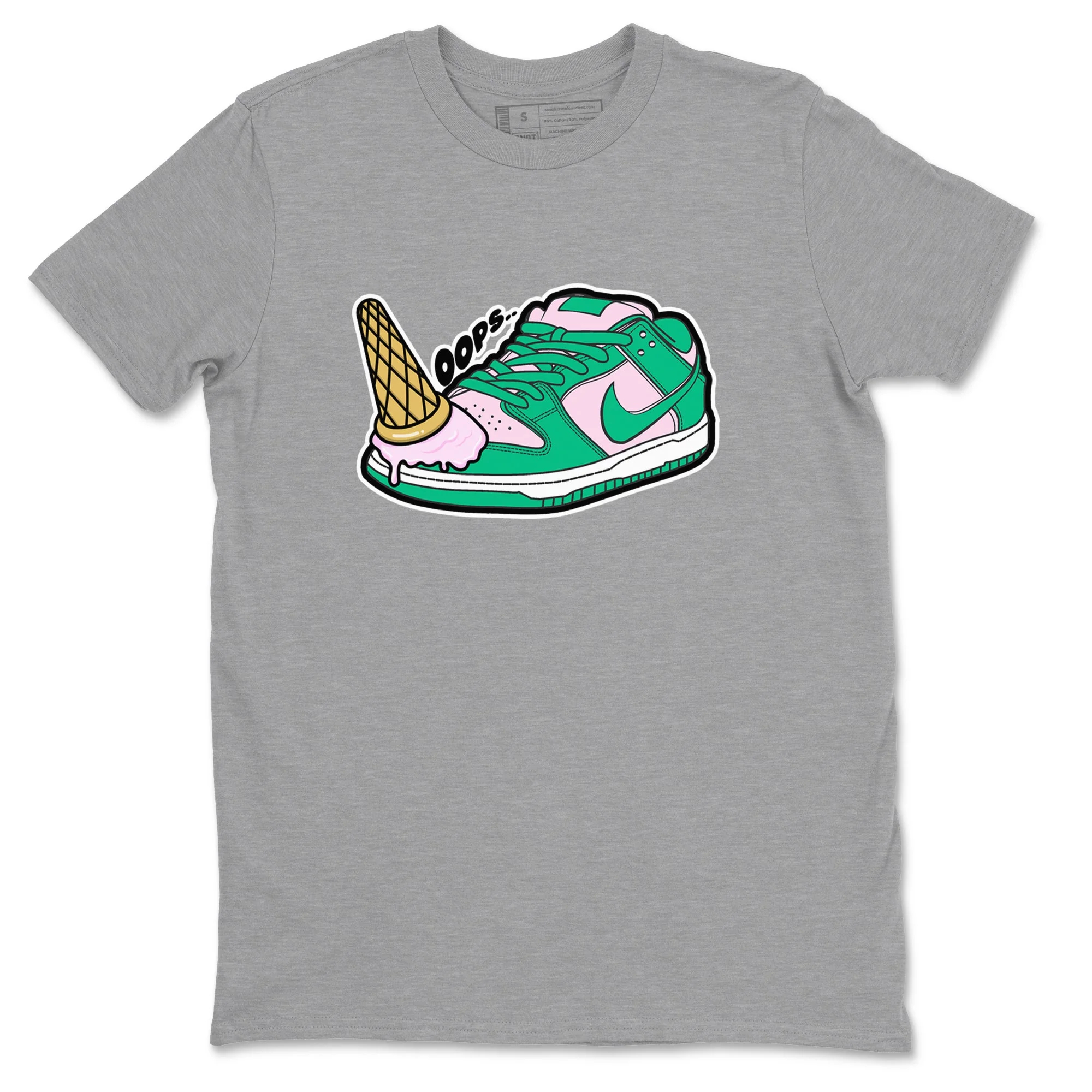 Dropped Ice Cream Sneaker Tees - Dunk Medium Soft Pink Malachite