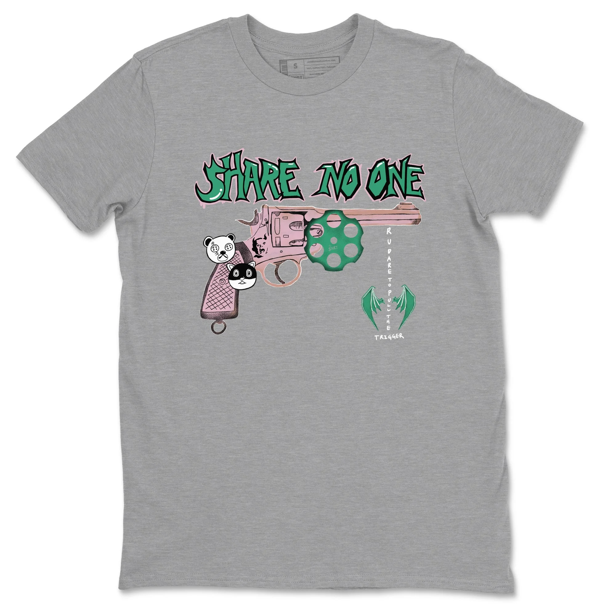 Share No One Sneaker Tees - Dunk Medium Soft Pink Malachite