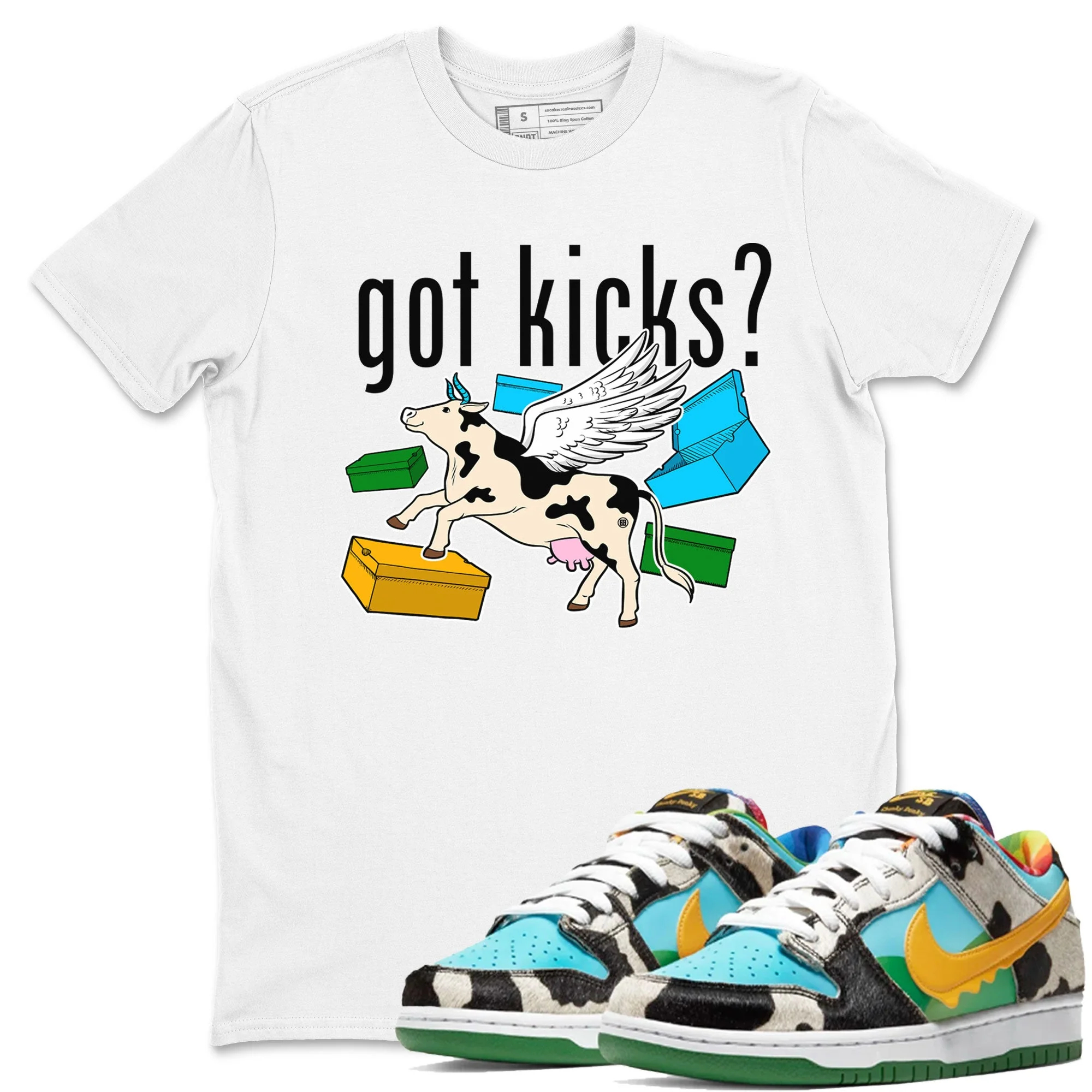 Cow Got Kicks Sneaker Tees - Dunk Chunky Dunky