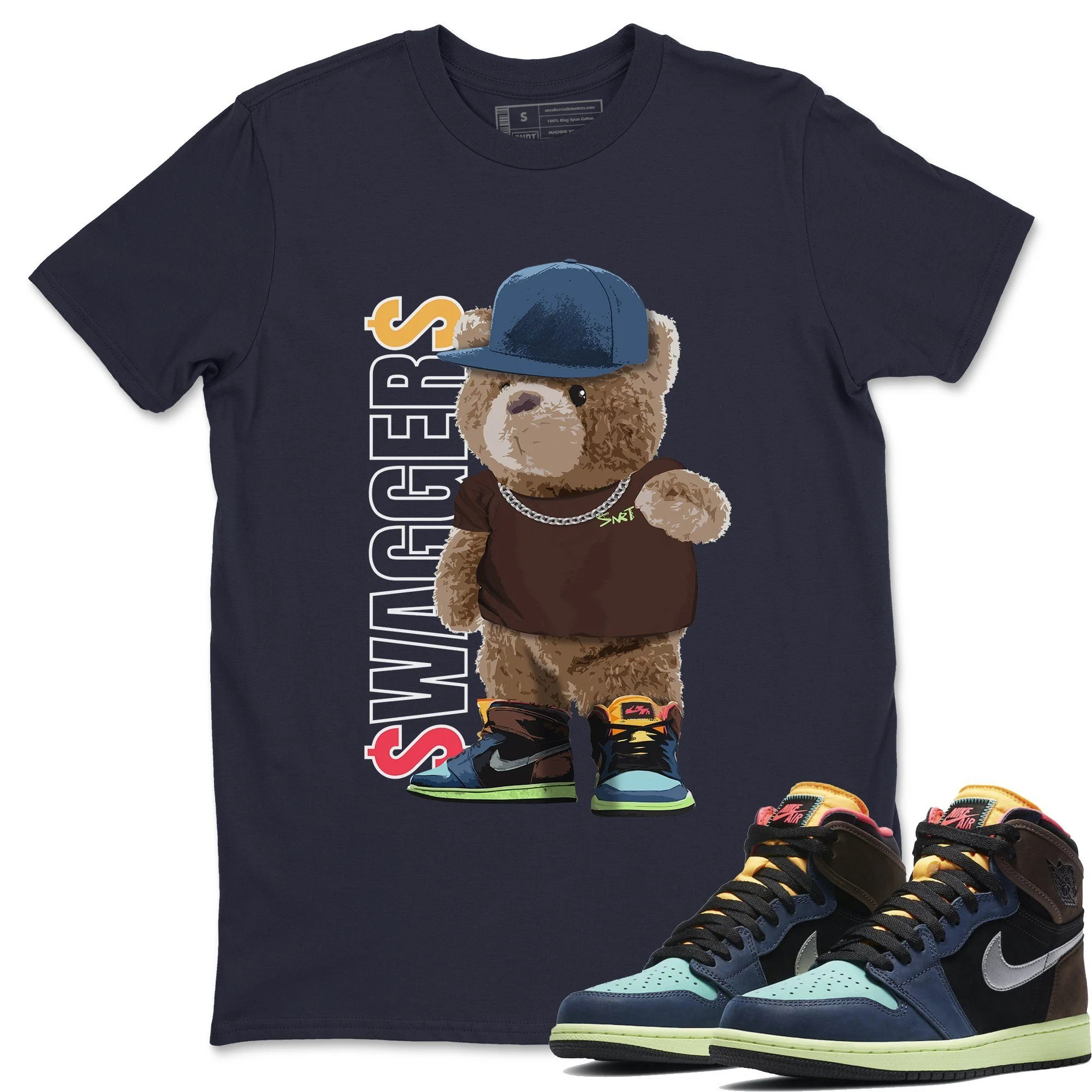 Bear Swaggers Unisex Tops - Air Jordan 1 Bio Hack