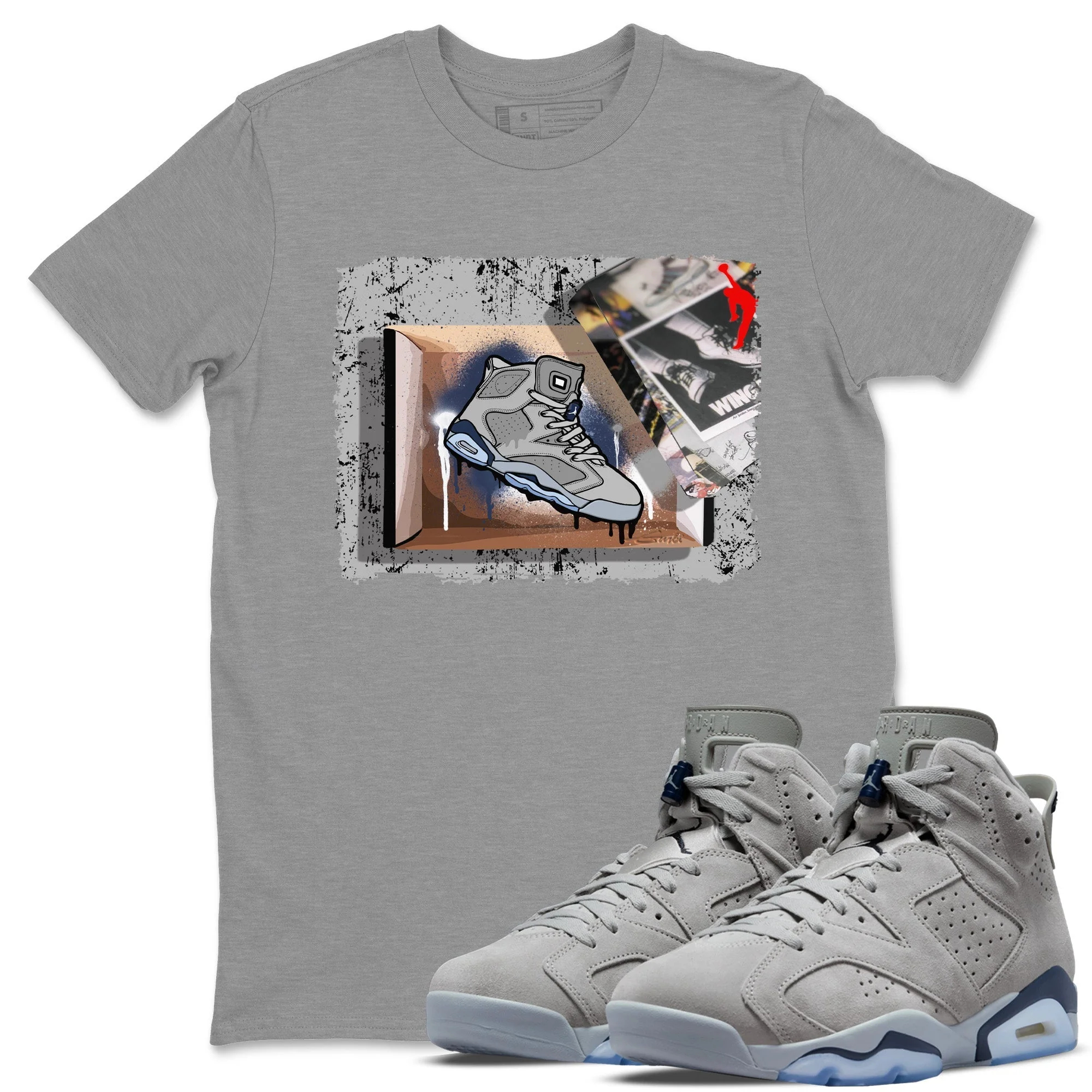 New Kicks Unisex Tops - Air Jordan 6 Georgetown