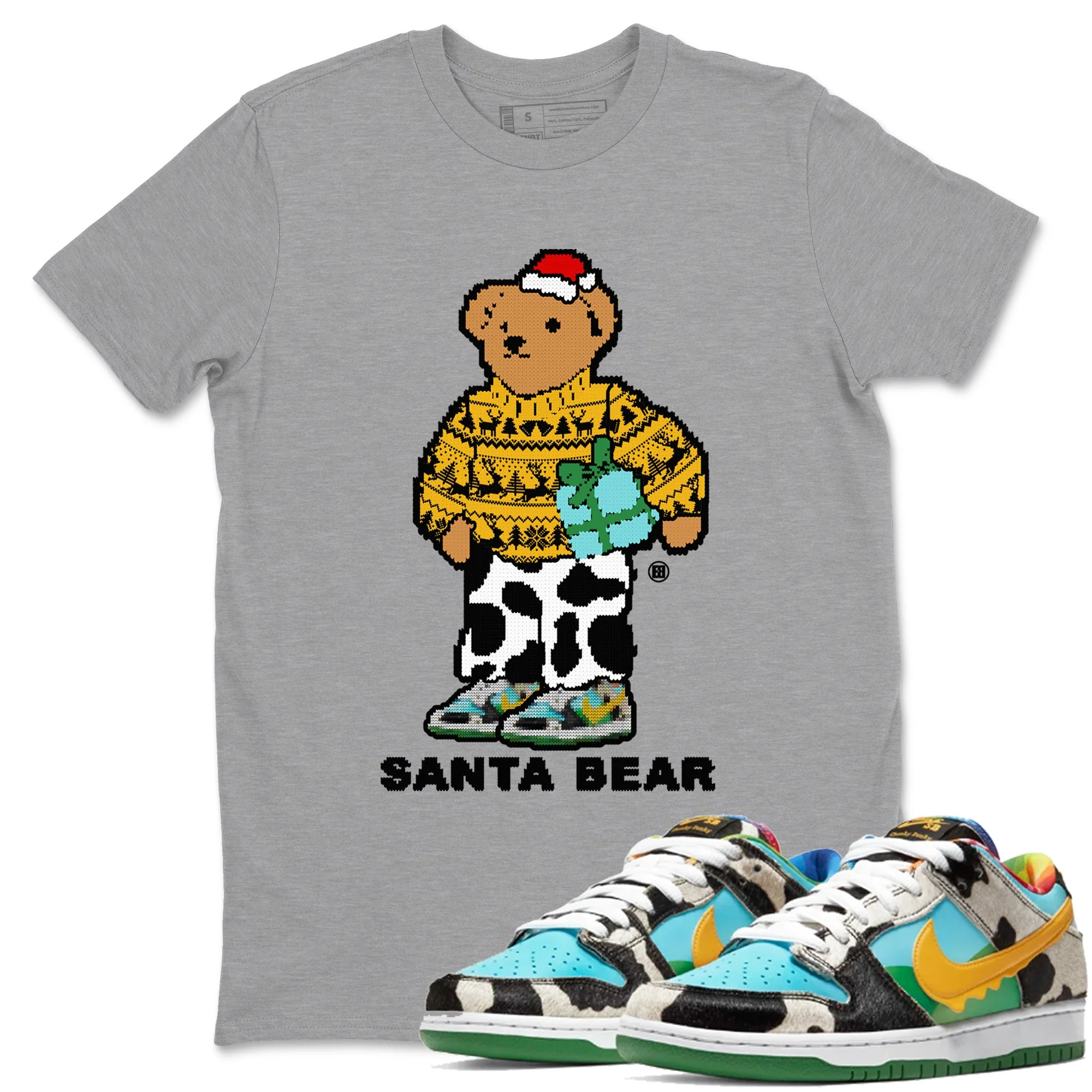 Santa Bear Sneaker Tees - Dunk Chunky Dunky