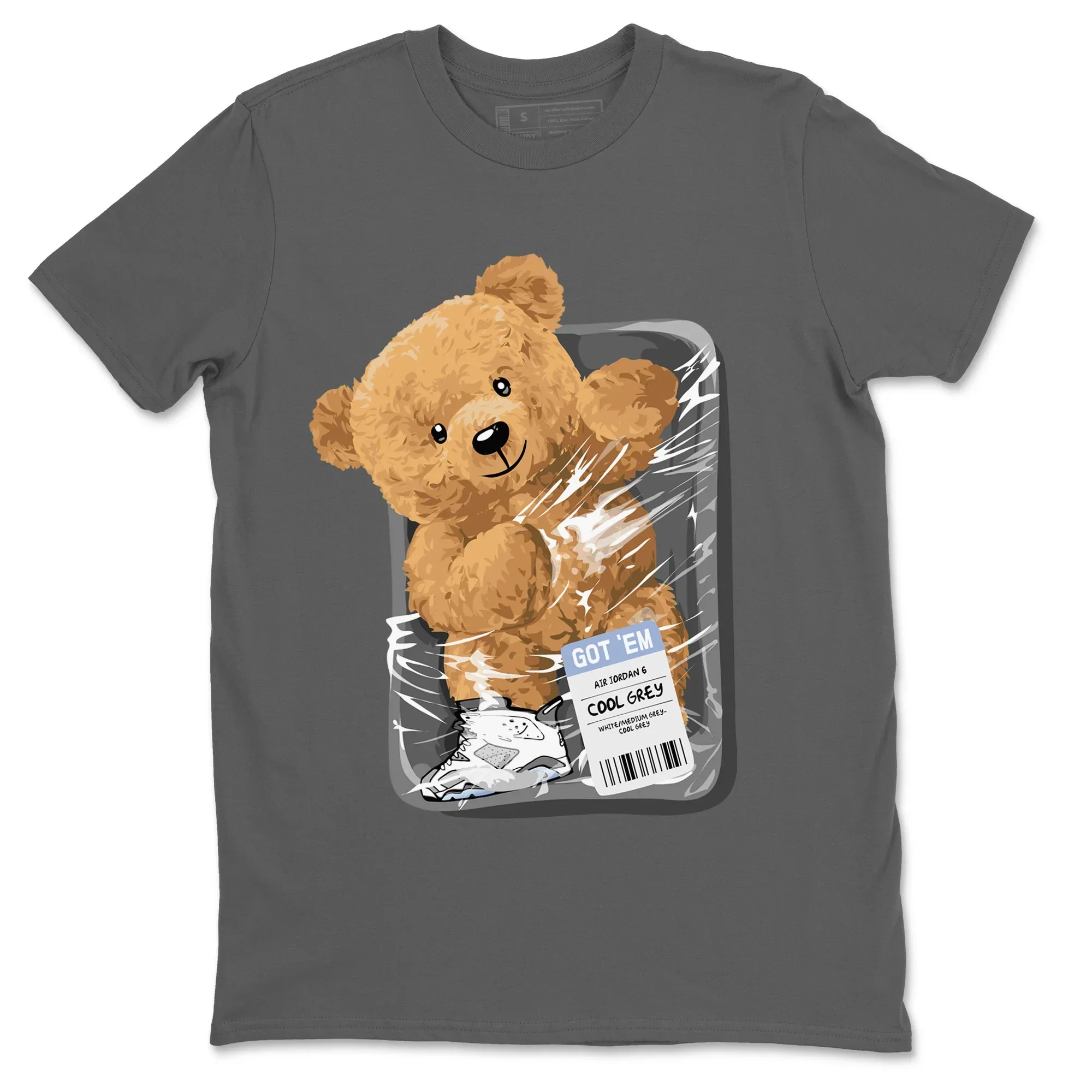 Packaged Bear Unisex Tops - Air Jordan 6 Cool Grey