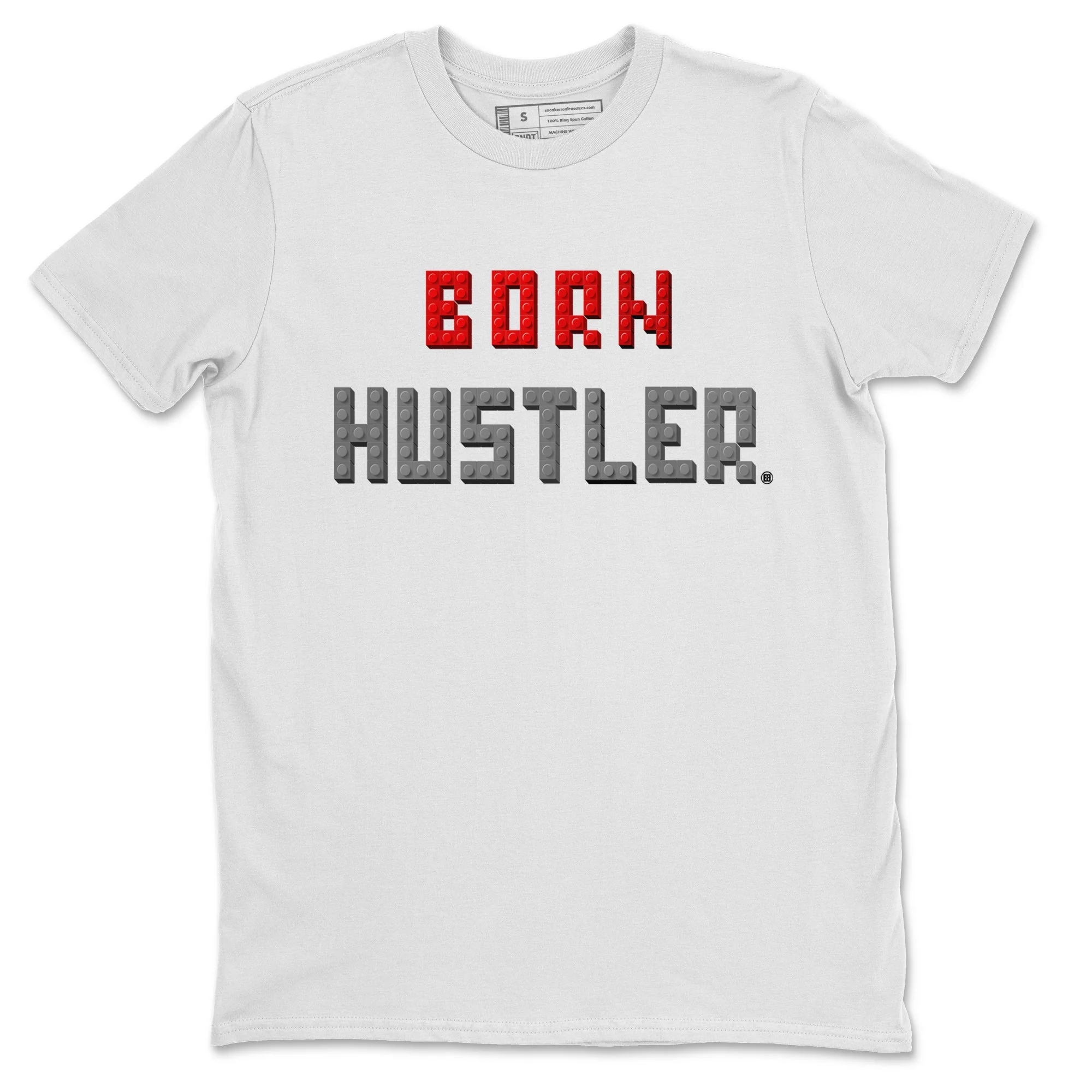 Brick Born Hustler Unisex Tops - Air Jordan 13 Black Flint