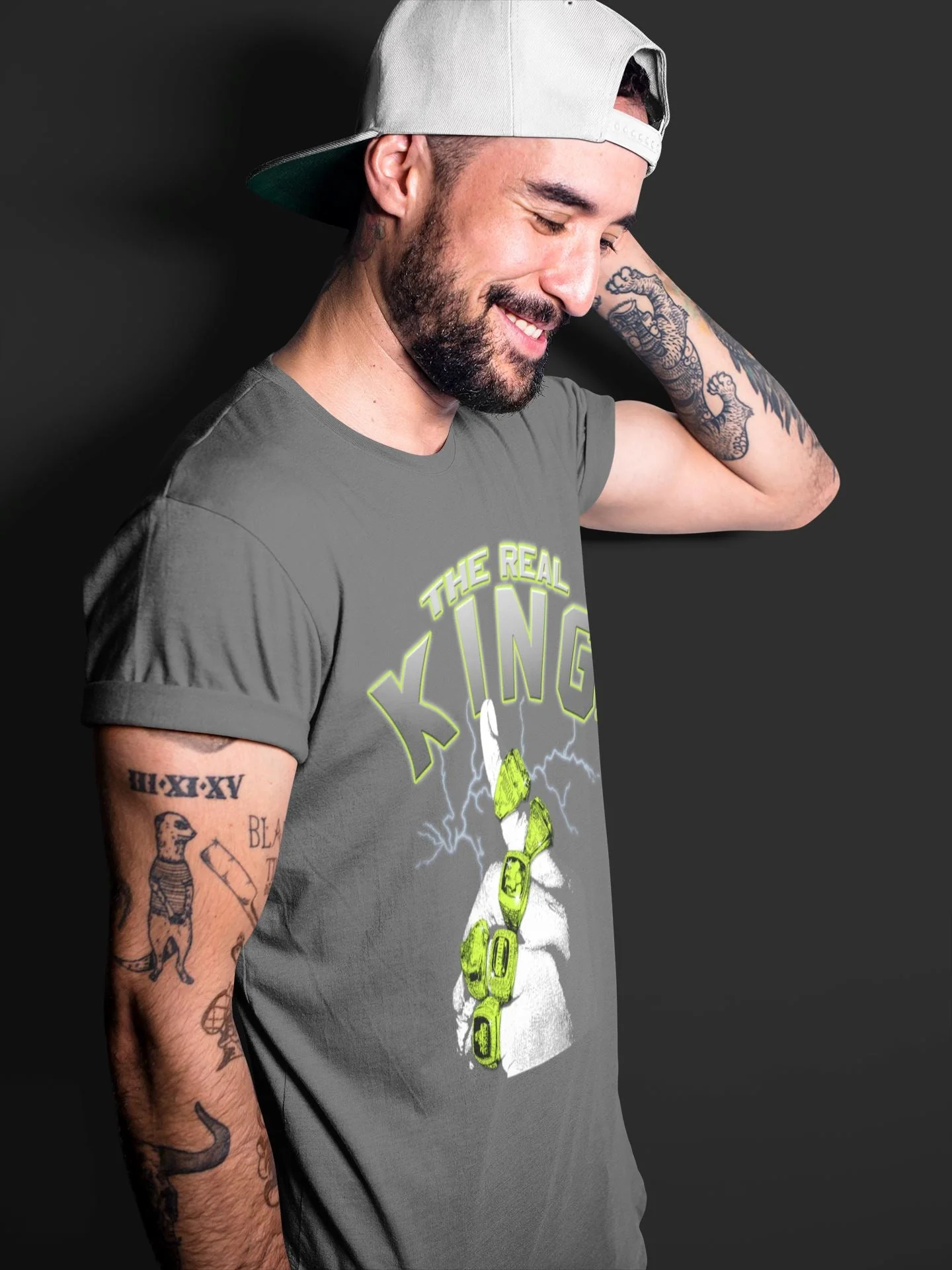 The Real King Unisex Tops - Air Jordan 5 Green Bean