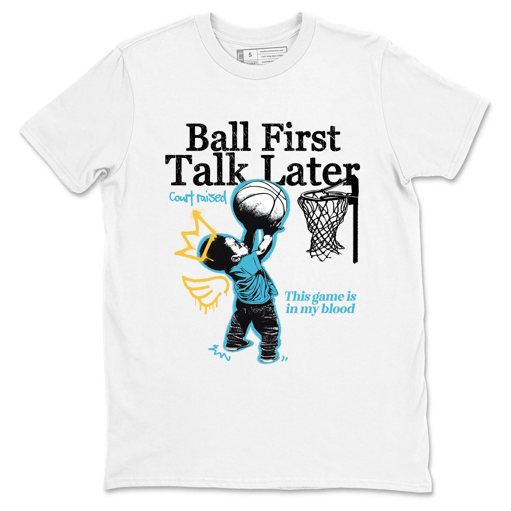 Ball First Talk Later Sneaker Tees - Air Jordan 11 Gamma