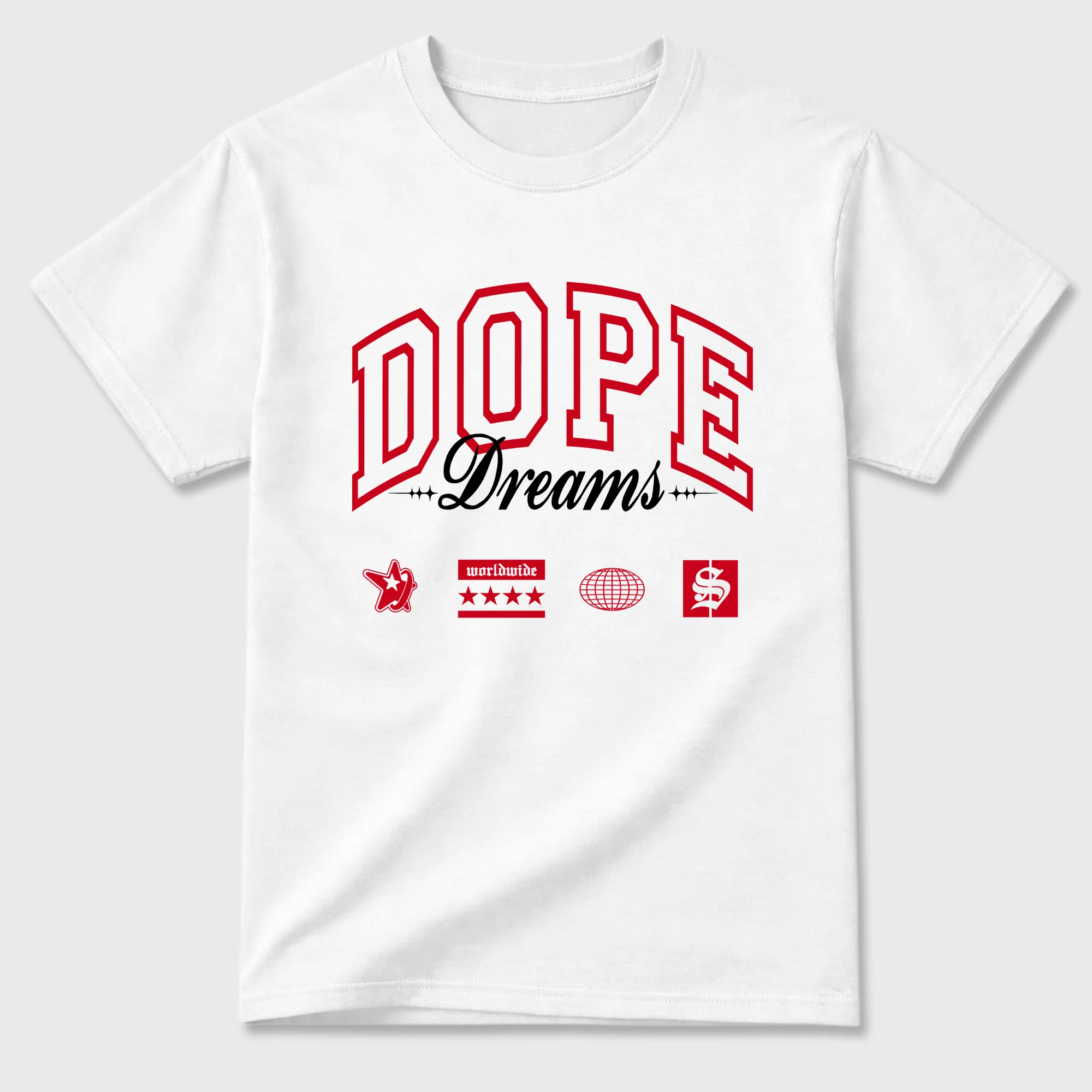Dope Dreams Sneaker Tees - Air Jordan 13 University Red