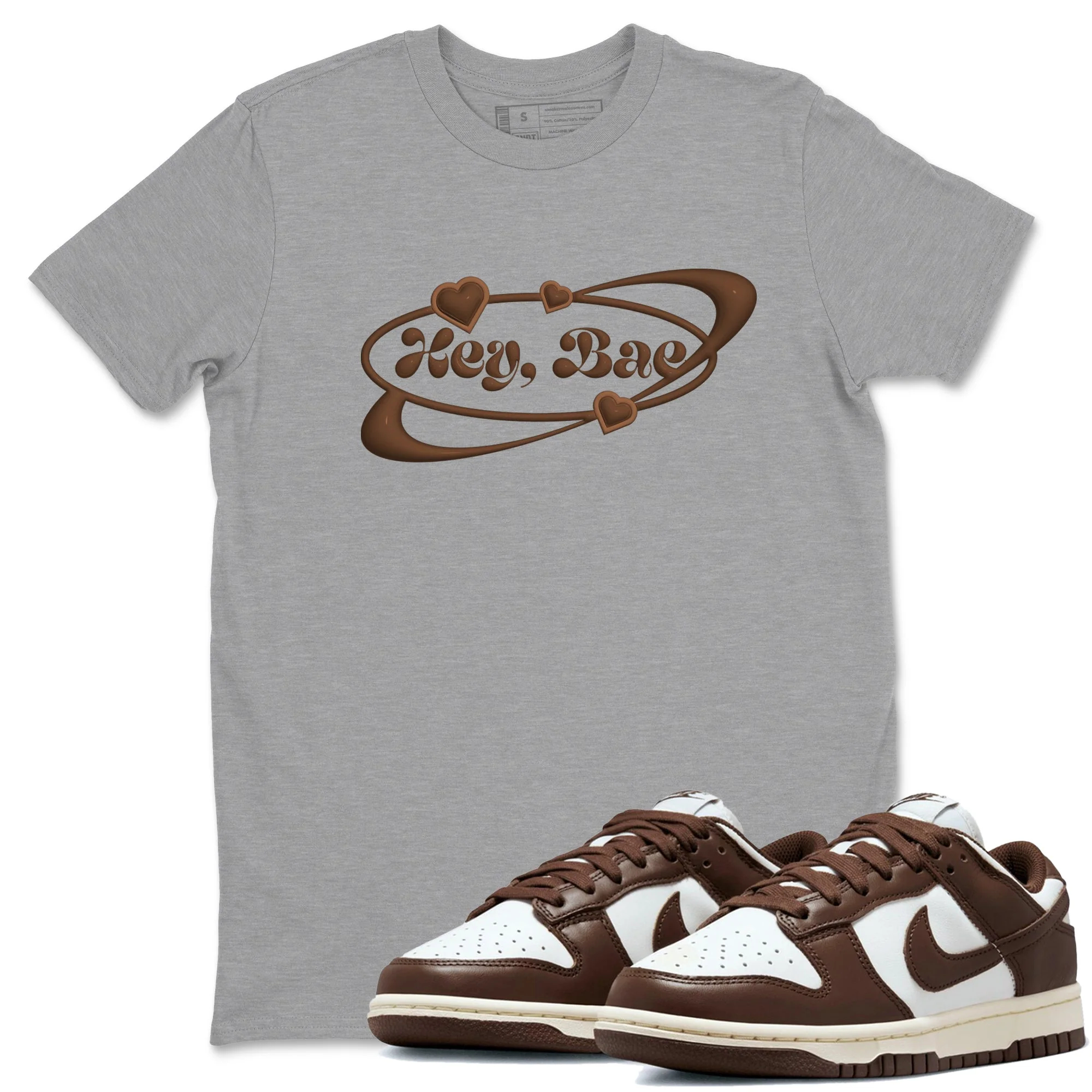 Hey Bae Sneaker Tee - Dunk Cacao Wow
