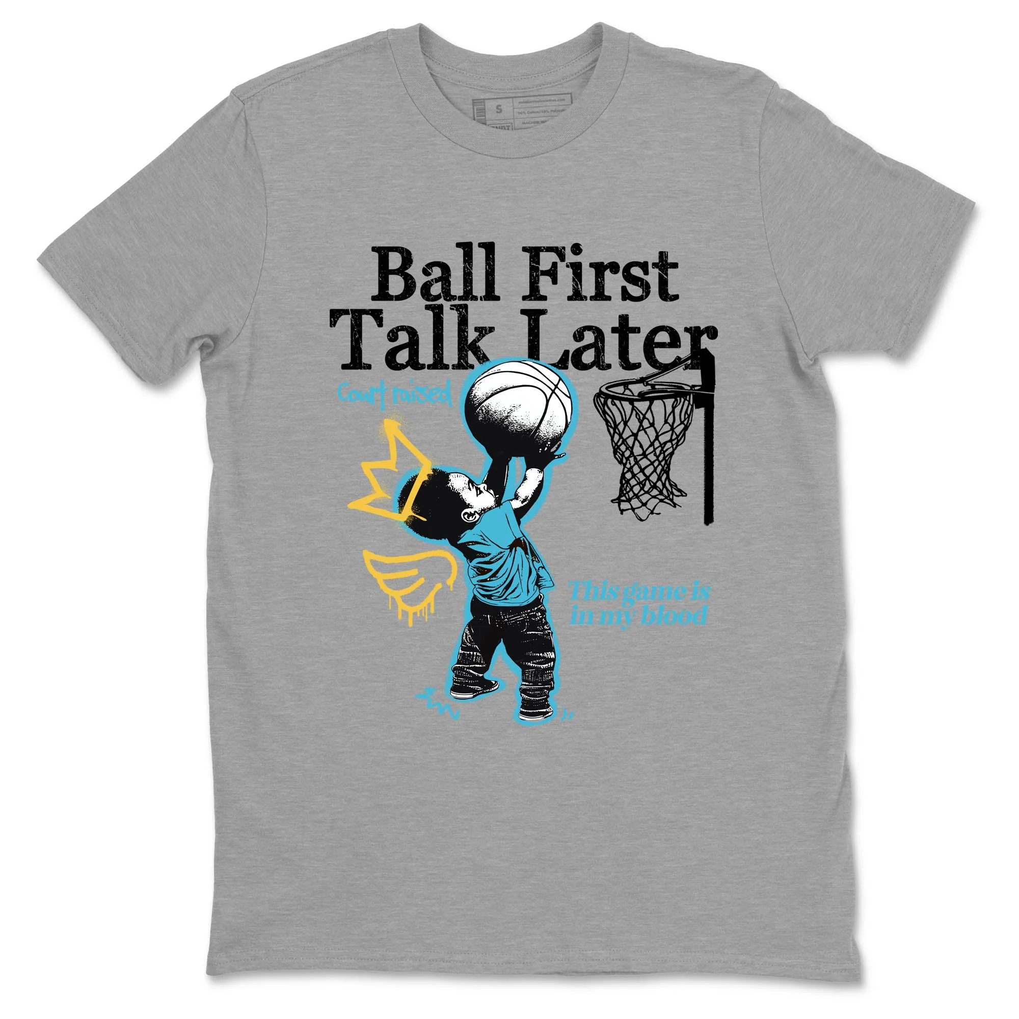 Ball First Talk Later Sneaker Tees - Air Jordan 11 Gamma