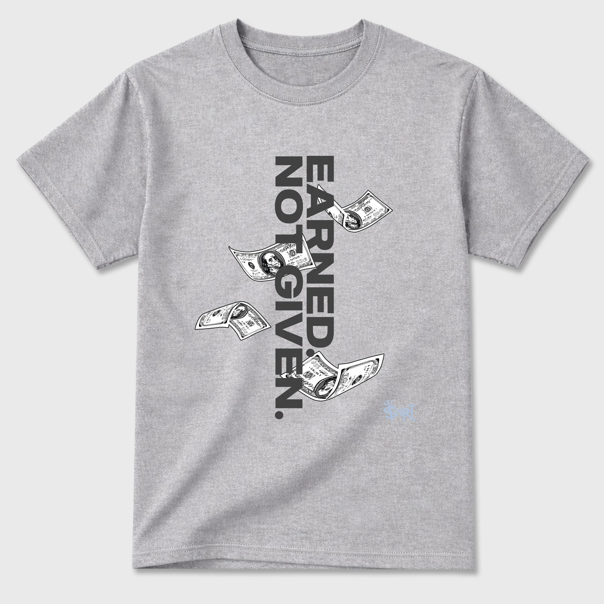 Earned Not Given Sneaker Tees - Air Jordan 5 Wolf Grey