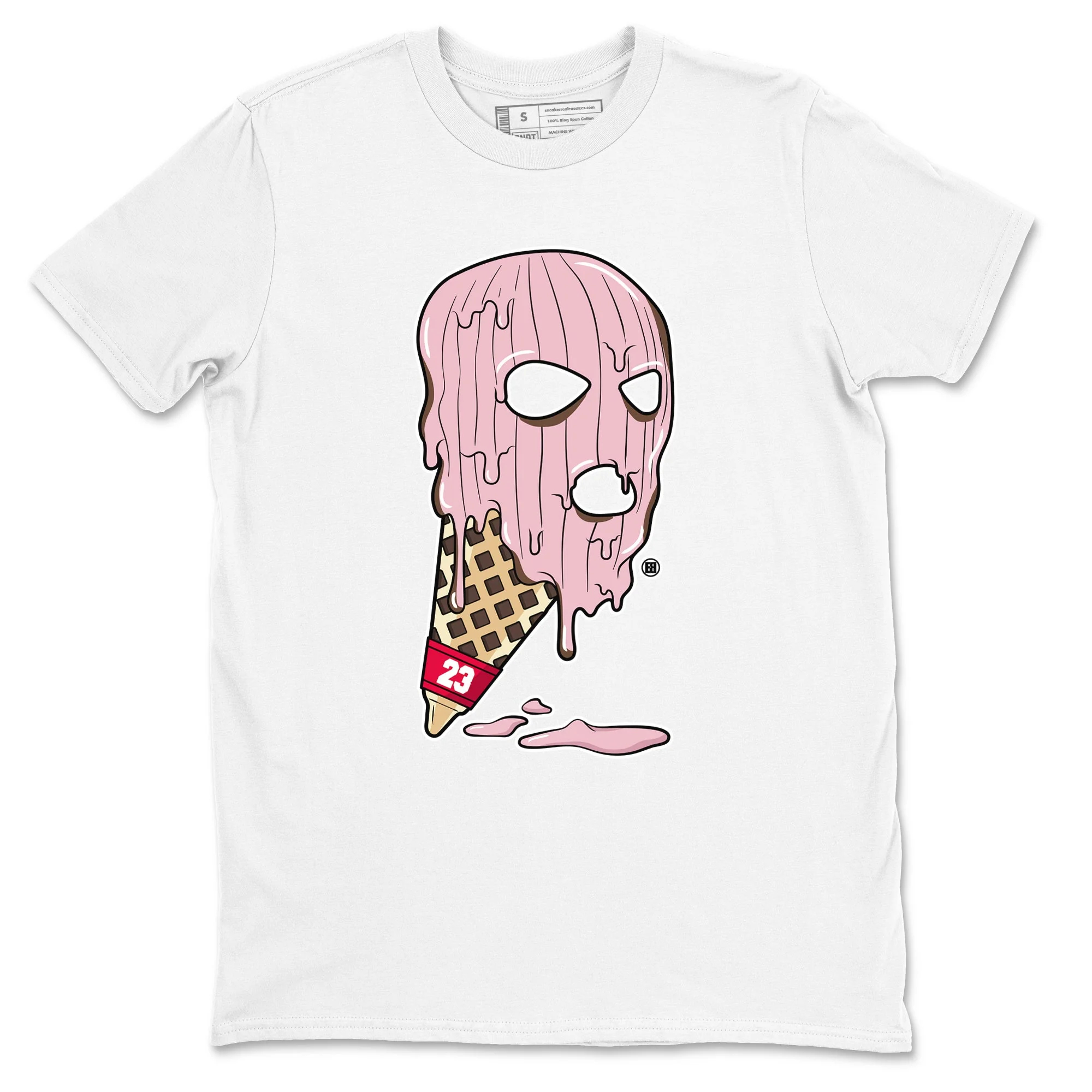 Ice Cream Mask Sneaker Tees - Dunk Cacao Wow And Pink Foam