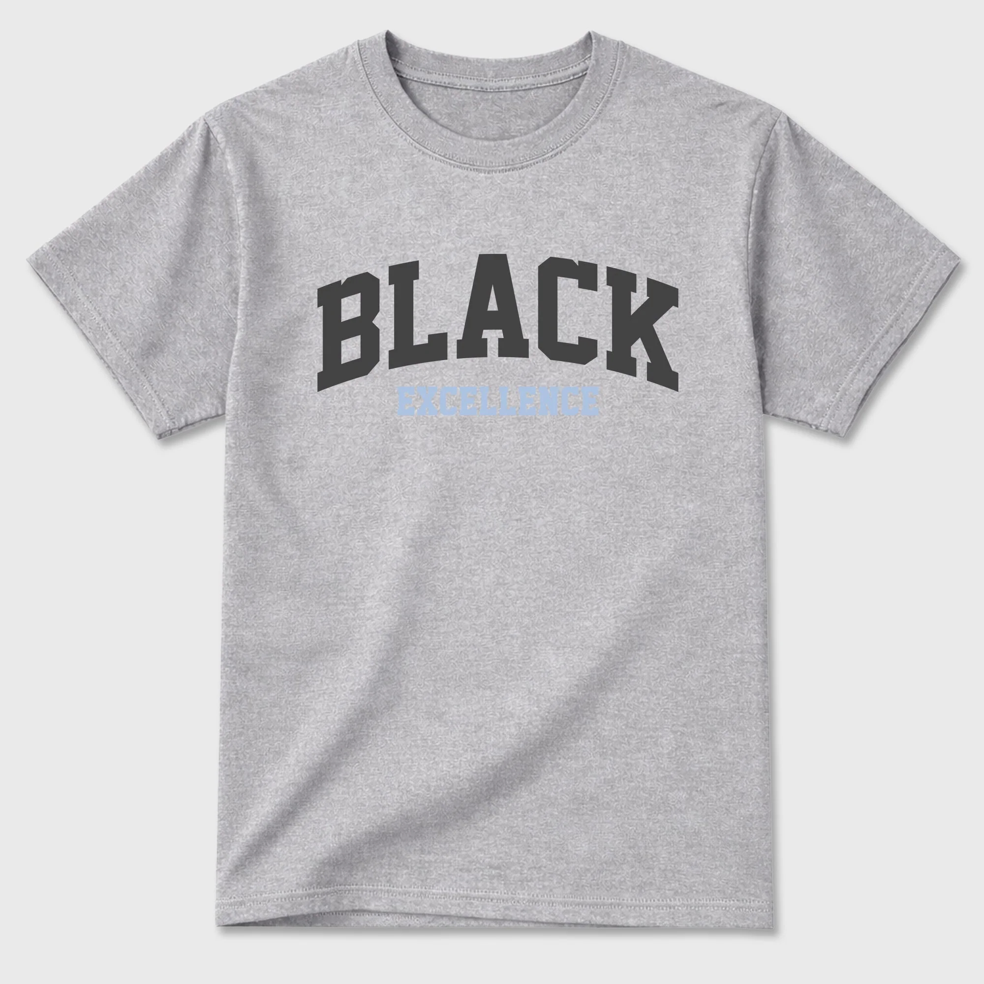 Varsity Black Excellence Sneaker Tees - Air Jordan 5 Wolf Grey