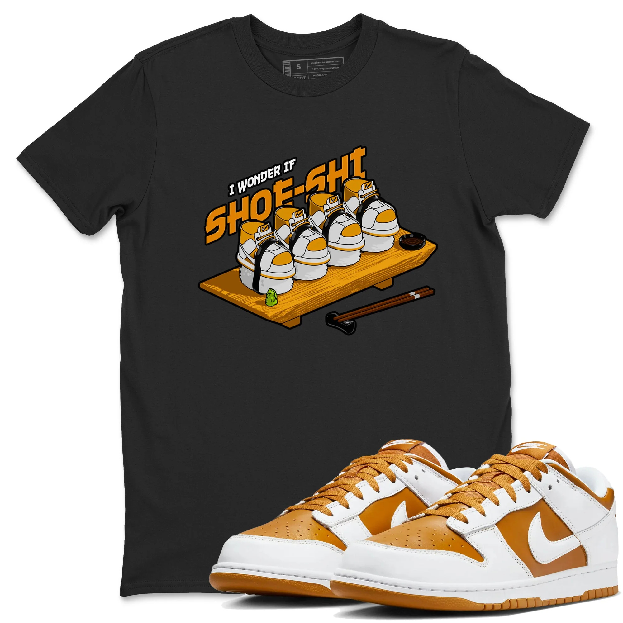 Shoe-Shi Sneaker Tees - Dunk Dark Curry
