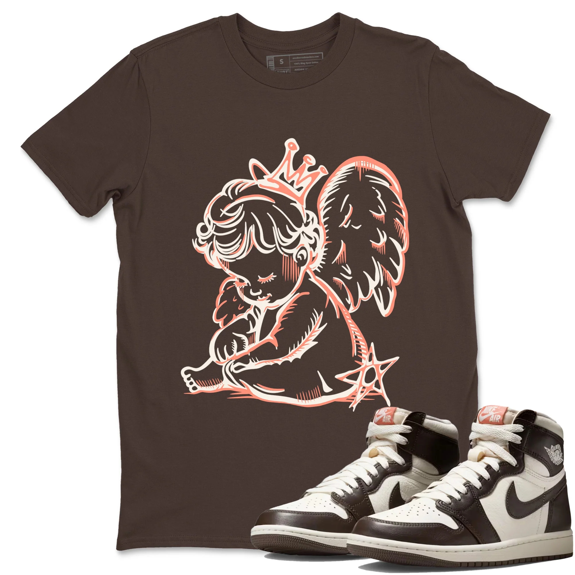 Neon Angel Sneaker Tees - Air Jordan 1 Baroque Brown
