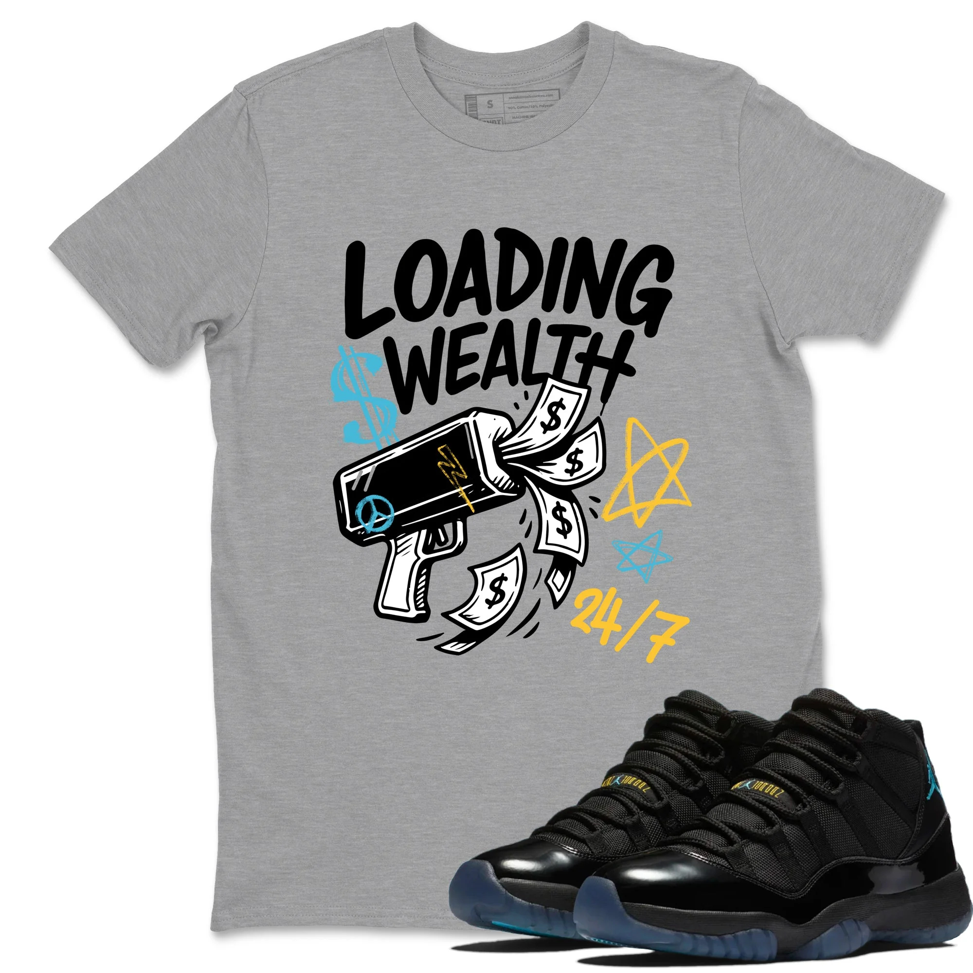 Loading Wealth Sneaker Tees - Air Jordan 11 Gamma