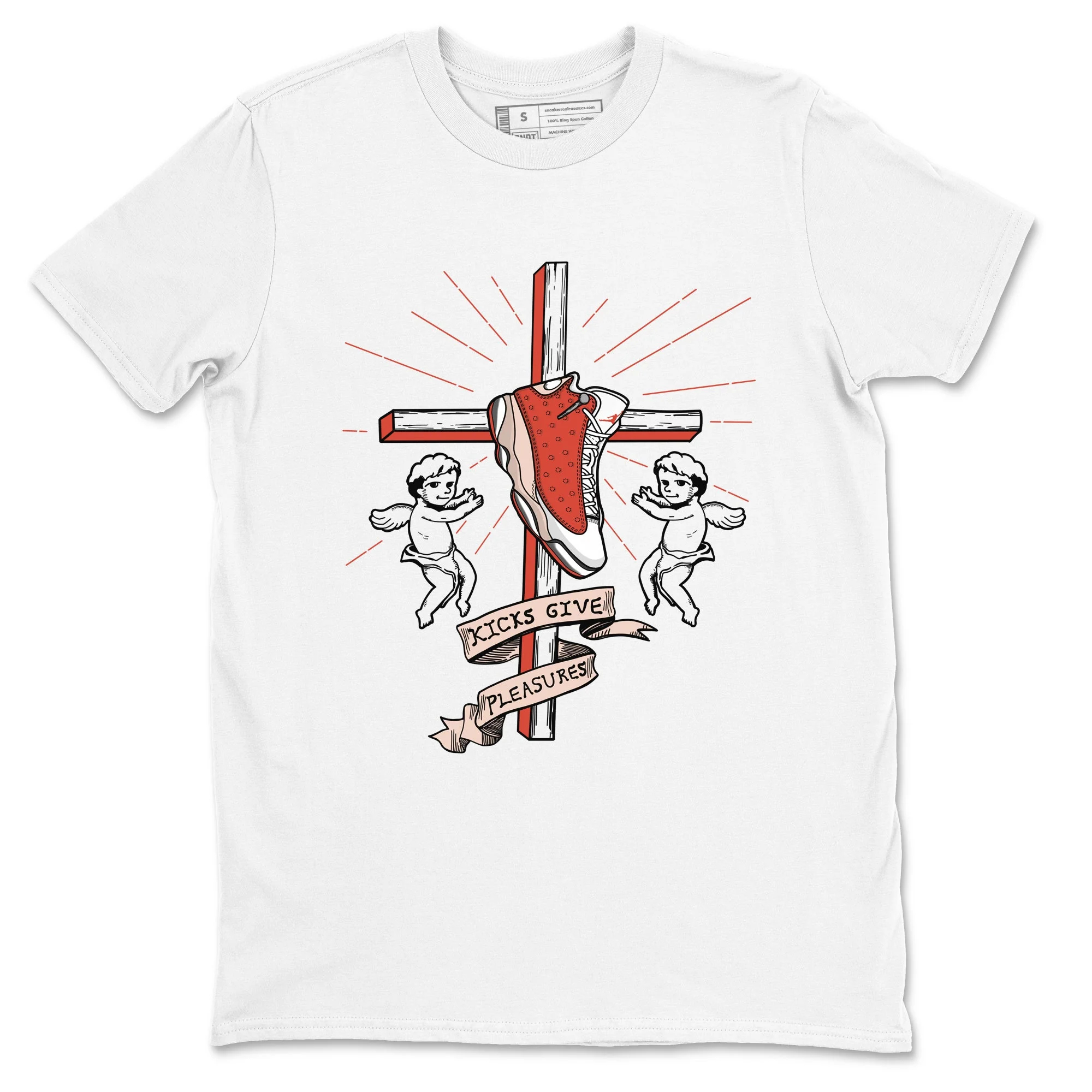 Kicks Give Pleasures Sneaker Tees - Air Jordan 13 Dune Red