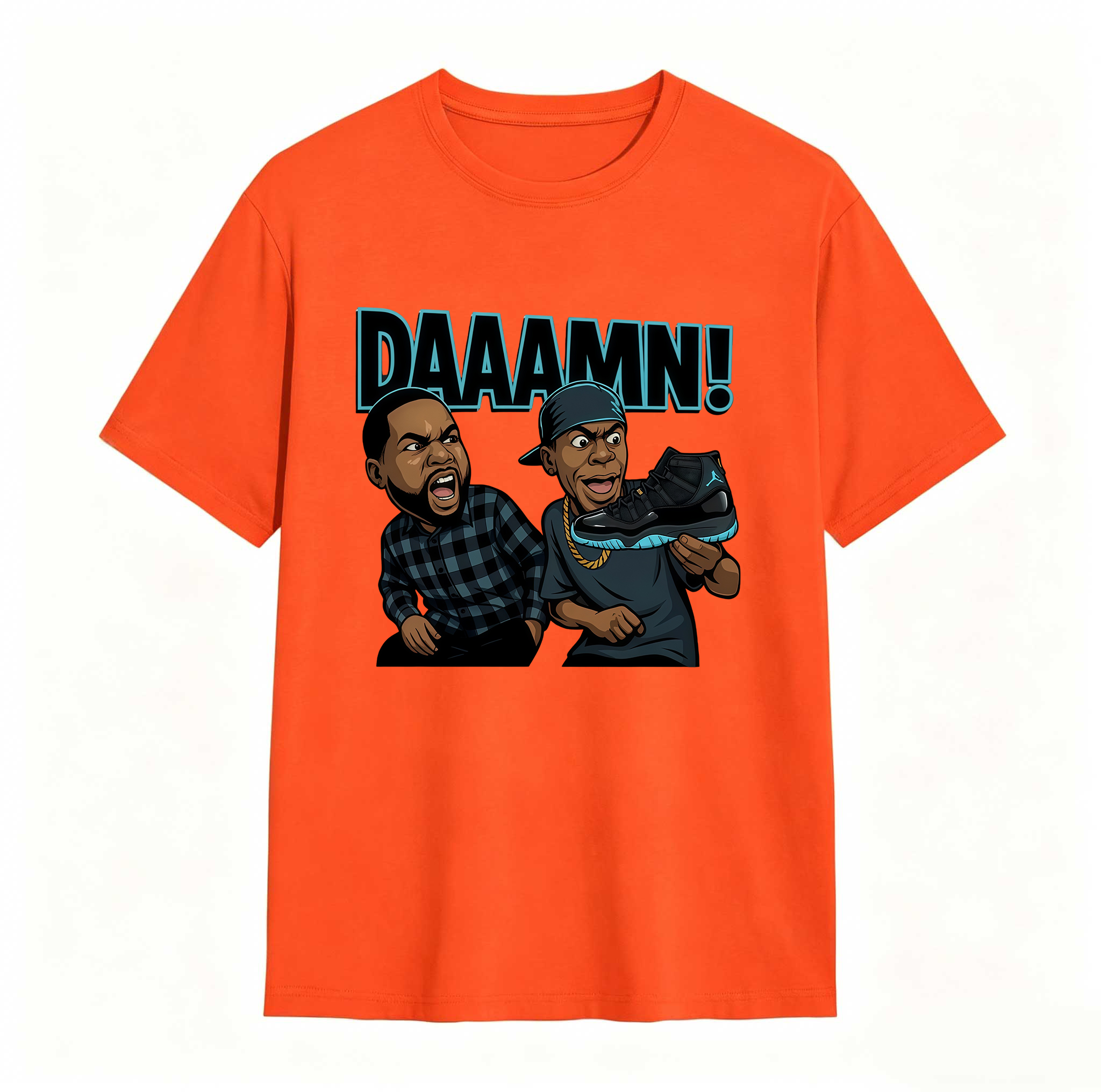 DAAAMN! Shirt To Match Jordan 11 Gamma, Jordan 11 Gamma Sneaker Mactching Shirt, Jordan Match Tee, AJ 11 Gamma Sneaker Match Shirt