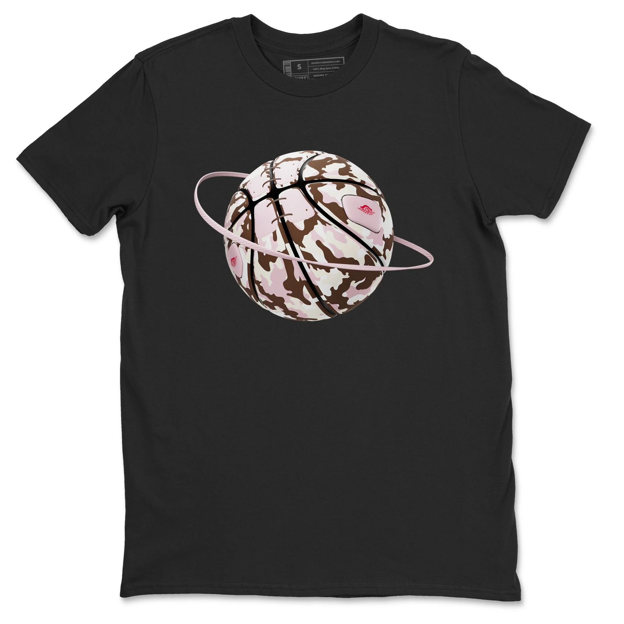 Camo Basketball Planet Sneaker Tees - Dunk Cacao Wow And Pink Foam