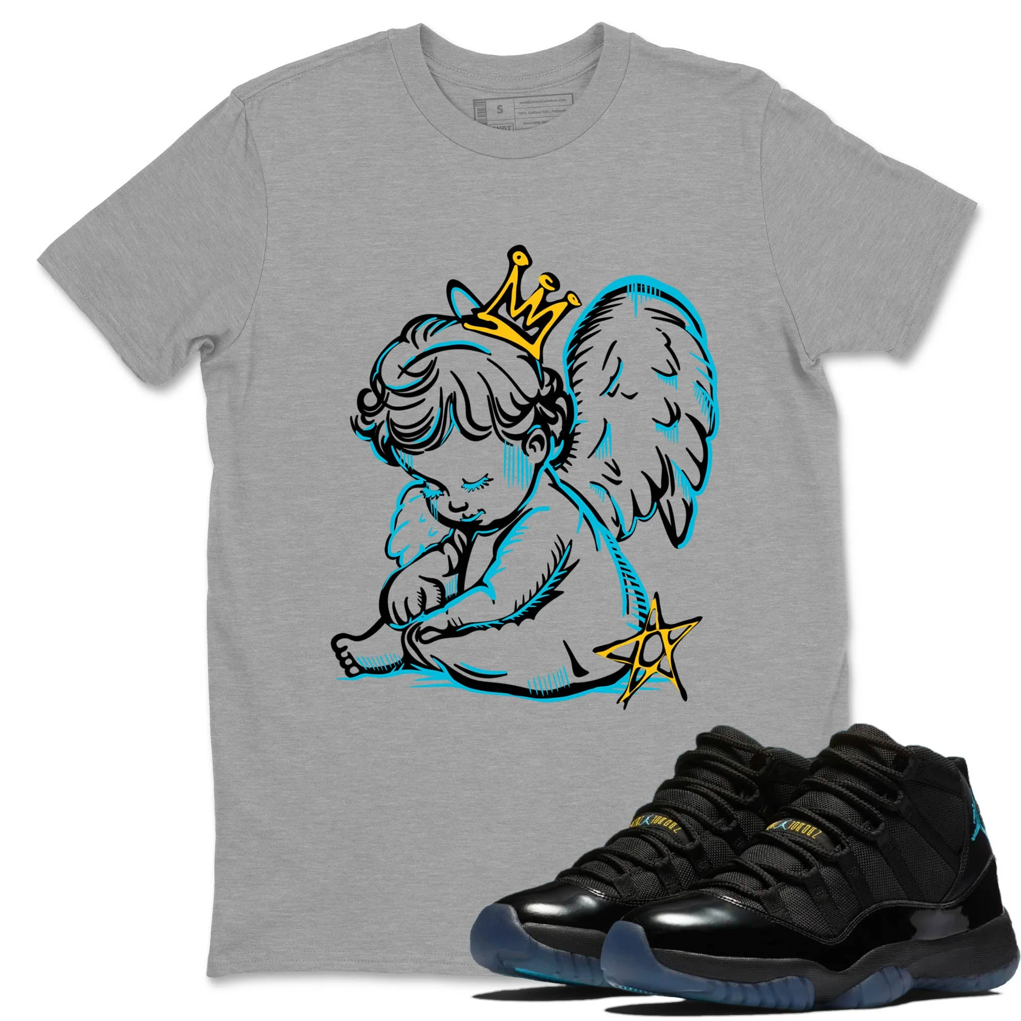 Neon Angel Sneaker Tees - Air Jordan 11 Gamma