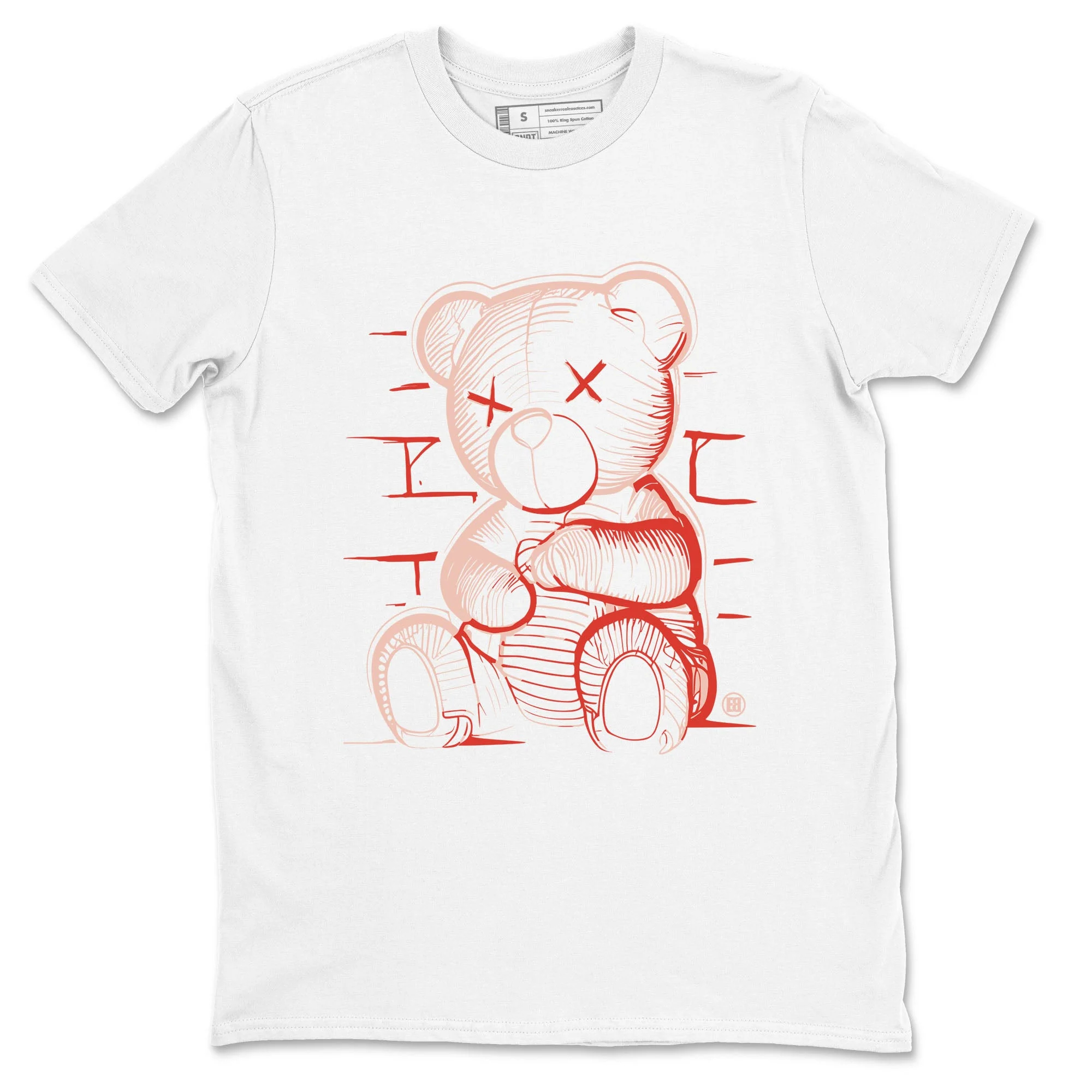 Neon Bear Sneaker Tees - Air Jordan 13 Dune Red