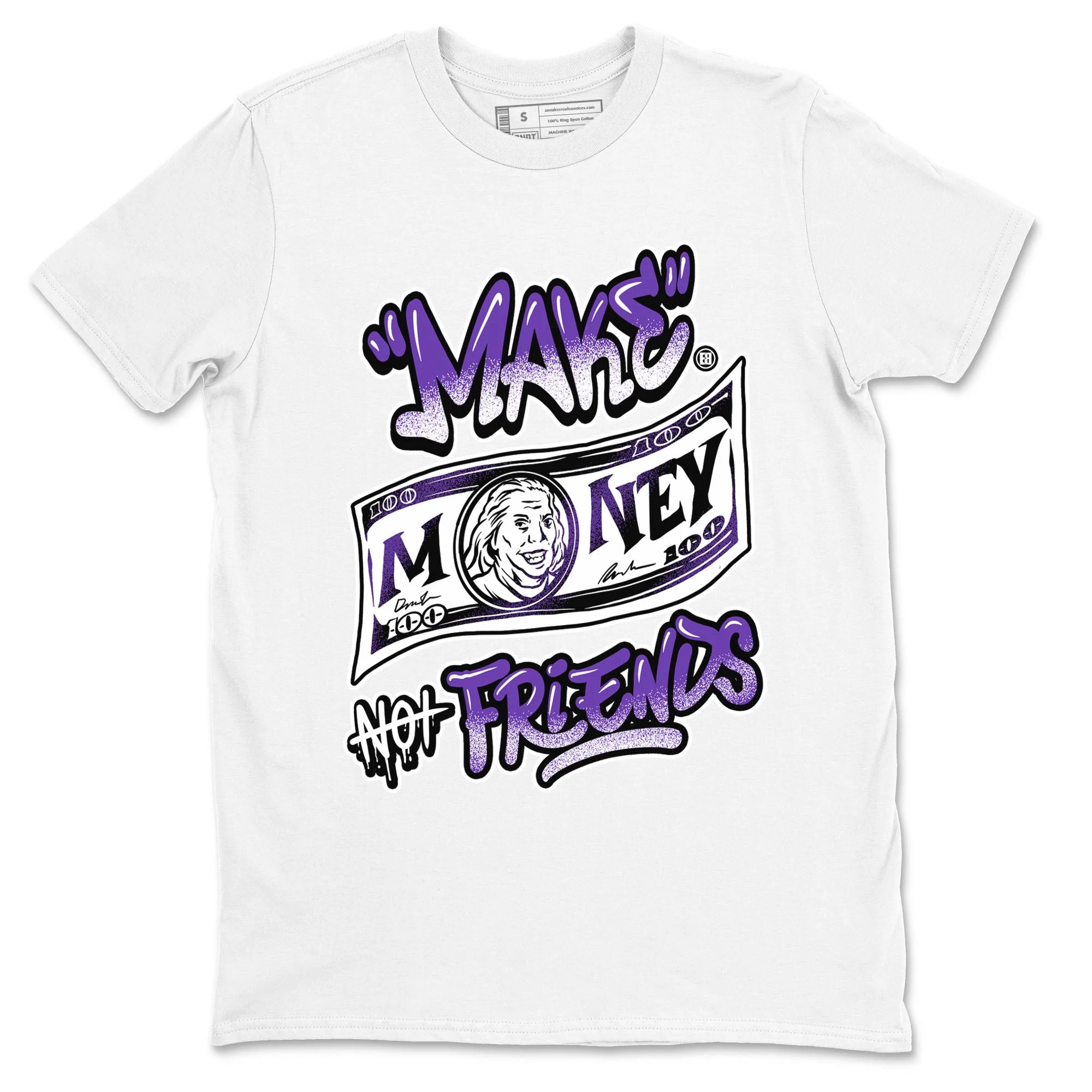 Make Money Not Friends Sneaker Tees - Dunk Low Court Purple