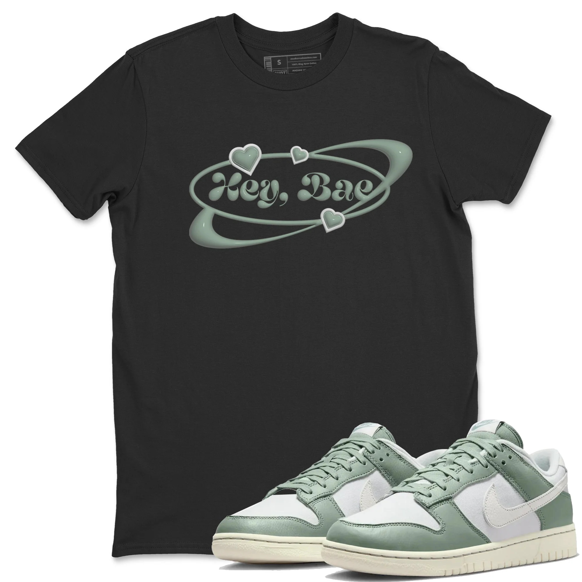 Hey Bae Unisex Tops - Dunk Mica Green