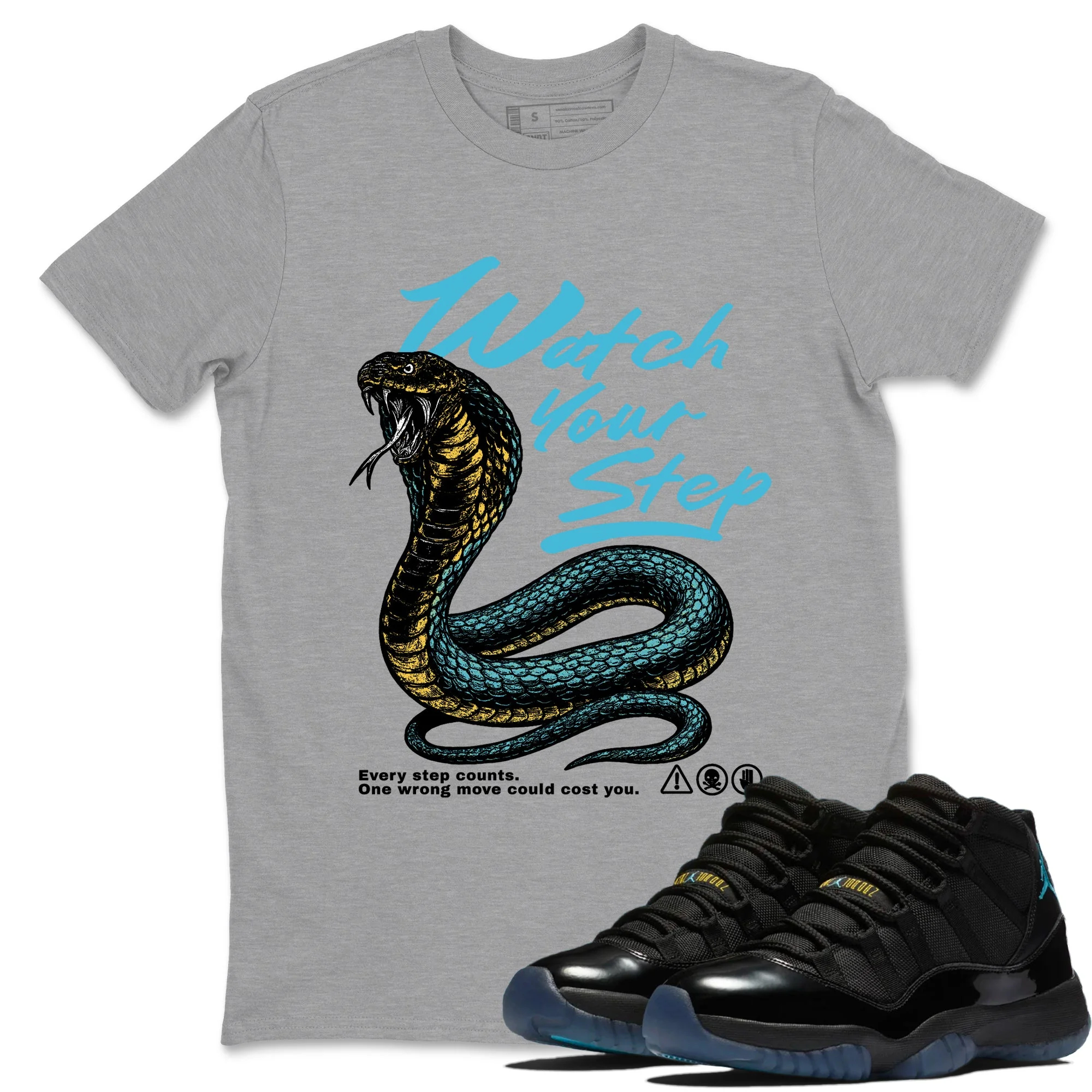 Watch Your Step Sneaker Tees - Air Jordan 11 Gamma