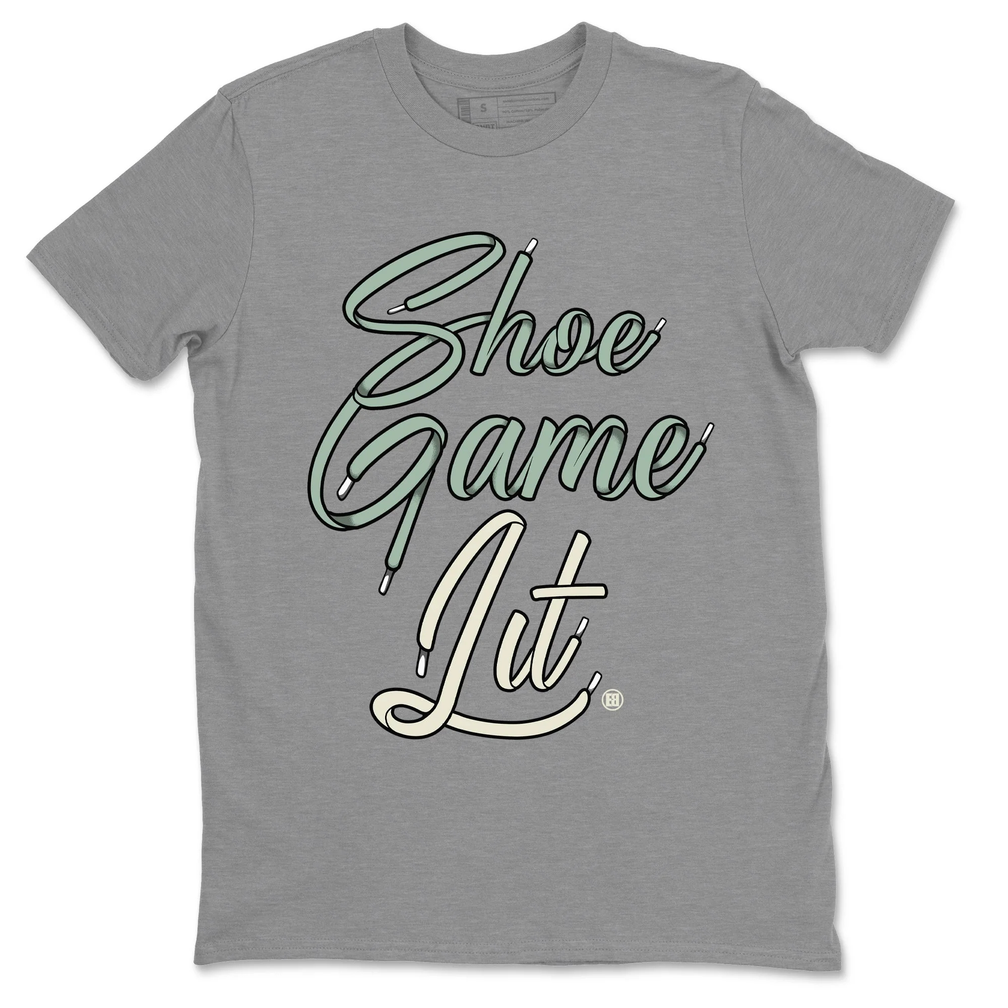 Shoe Game Lit Shoe Lace Unisex Tops - Dunk Mica Green